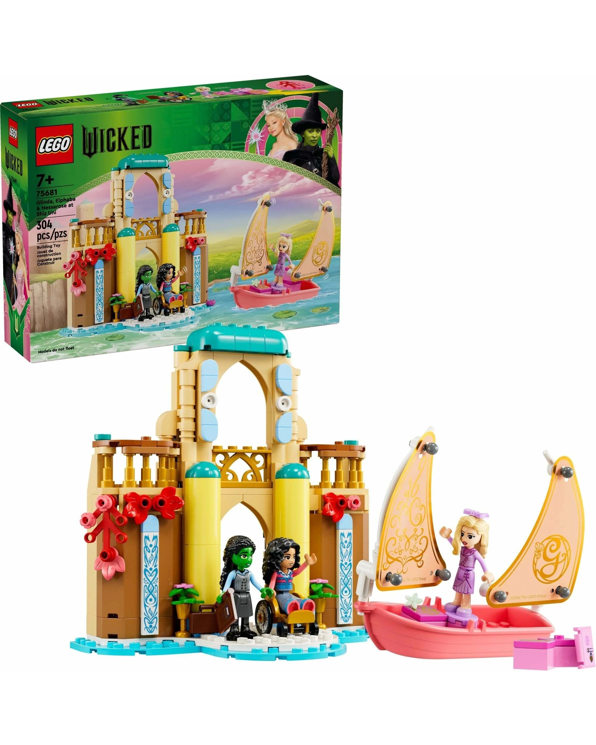 2 LEGO Wicked 75681 - Glinda, Elphaba, Nessarose at Shiz University, 2 of 5