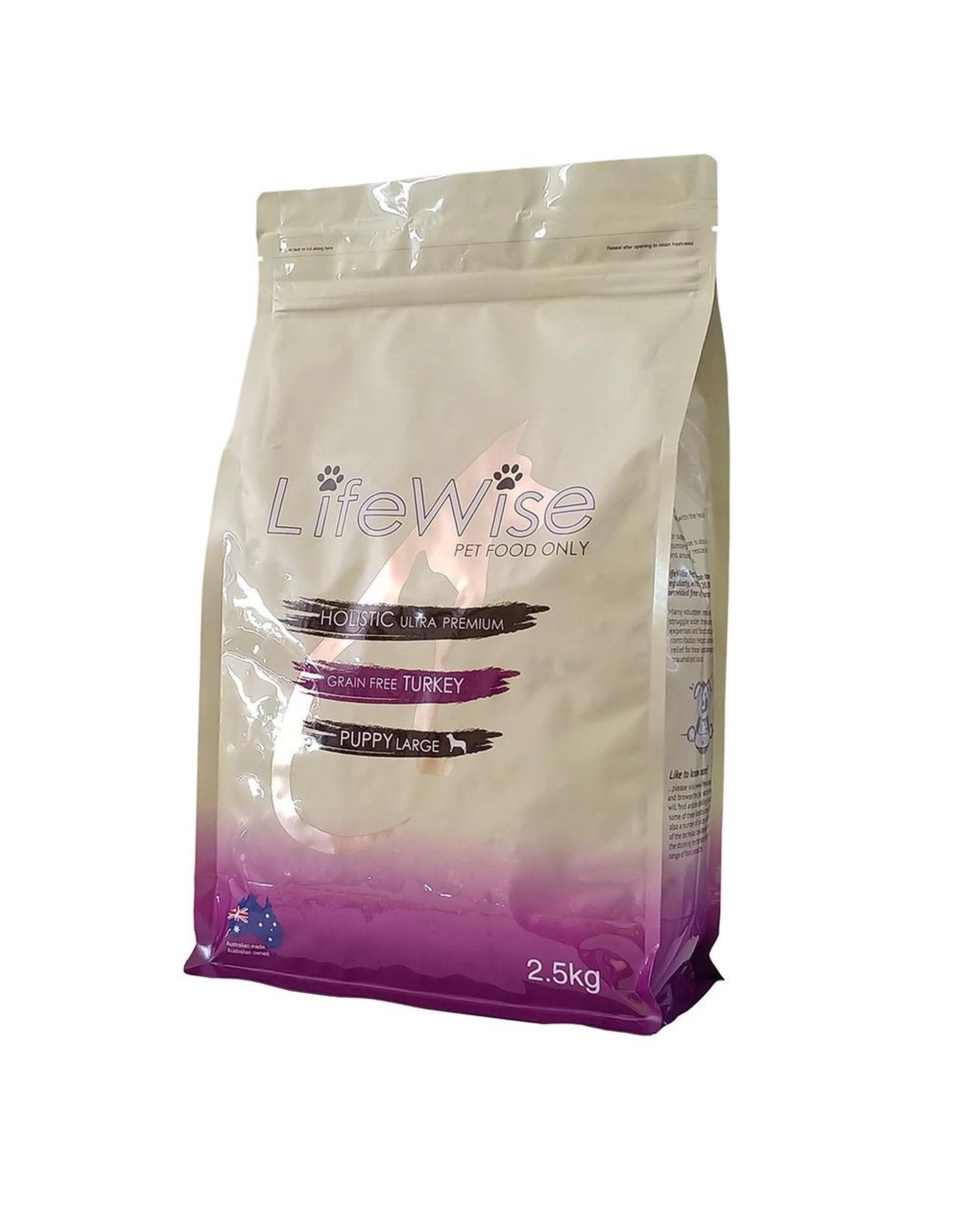 1 Lifewise Puppy Stage 3 Dry Dog Food Turkey w/ Lamb & Vegetables 2.5kg, 1 of 2