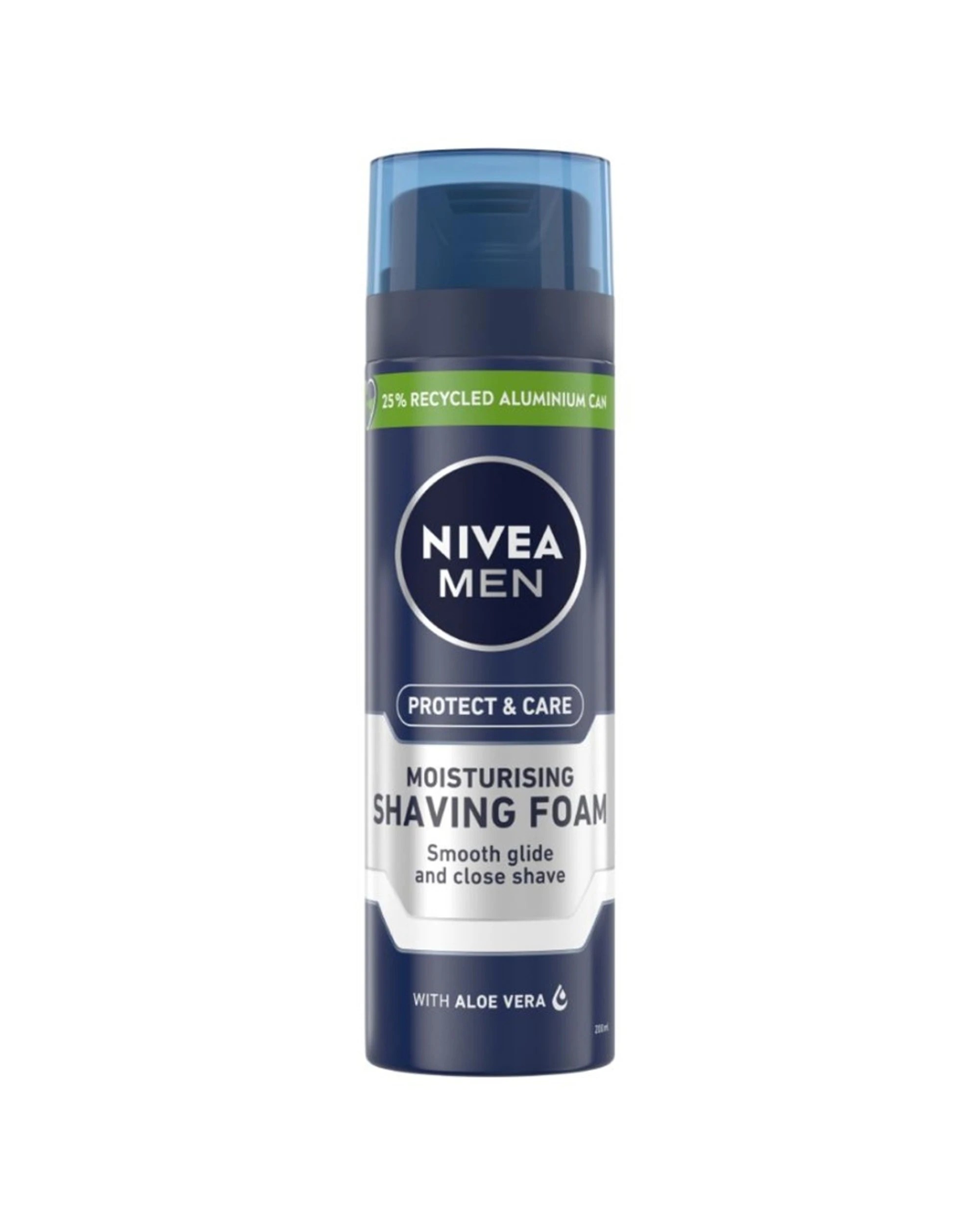 2 Nivea 6PK Men Shaving Foam Protect Care Moisturising With Aloe Vera 200mL - Multi, 2 of 4