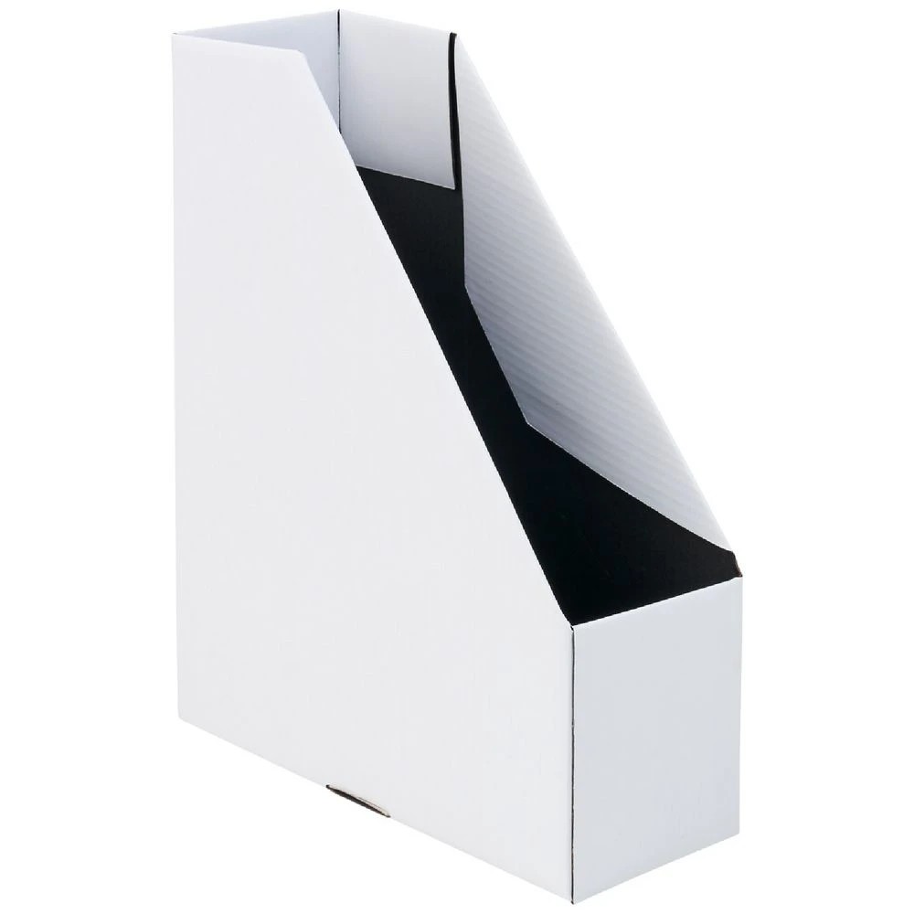 1 J.Burrows Collapsible Magazine File White, 1 of 4