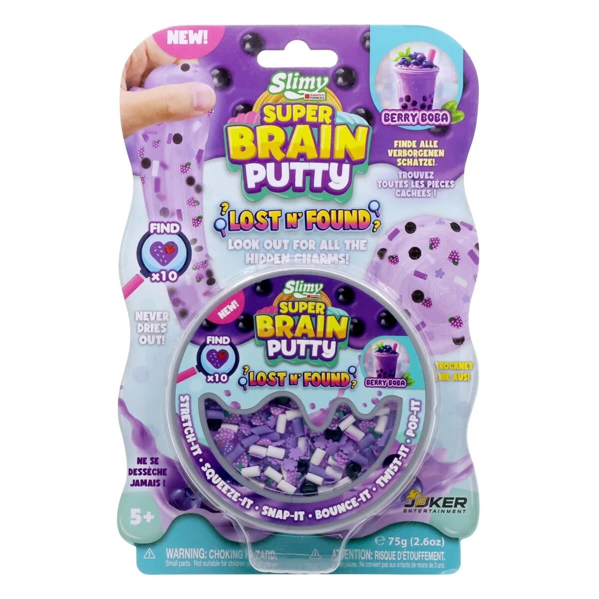 4 Joker Entertainment Slimy Super Brain Putty - Assorted, 4 of 5