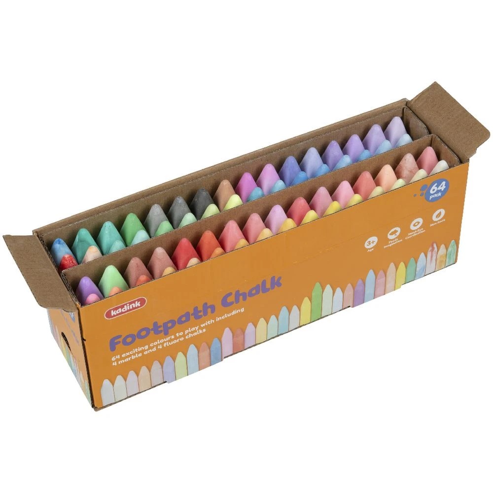 3 Kadink Footpath Chalk 64 Pack, 3 of 6
