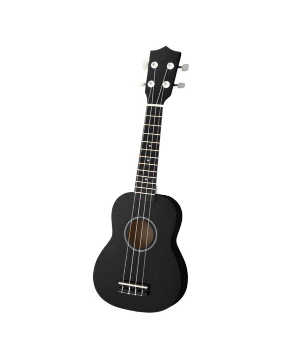 Alpha Ukulele 21 Inch Basswood Beginner - Black