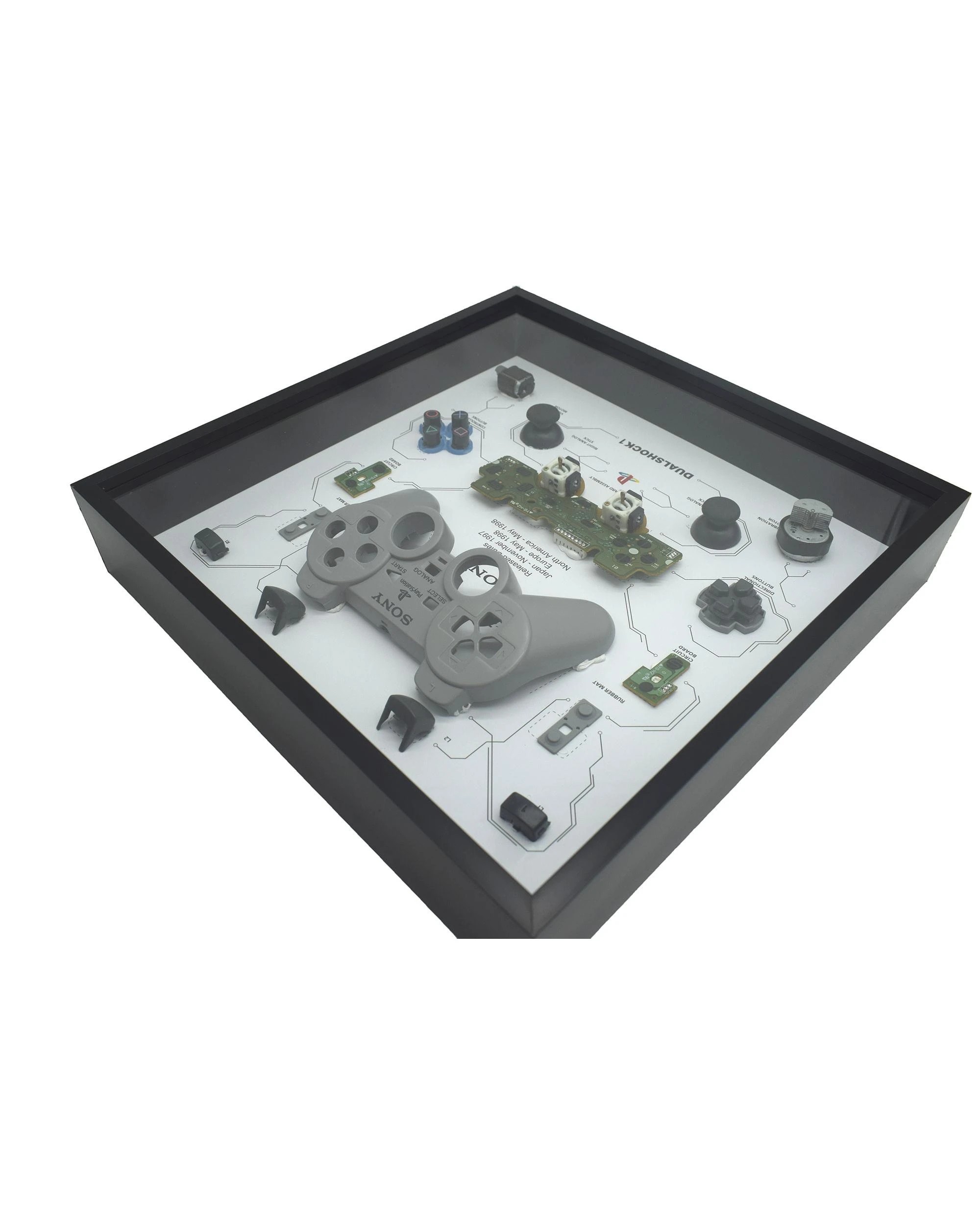 Retro Sony PS1 Dual Shock 1 Controller Display Photo Frame - Kmart