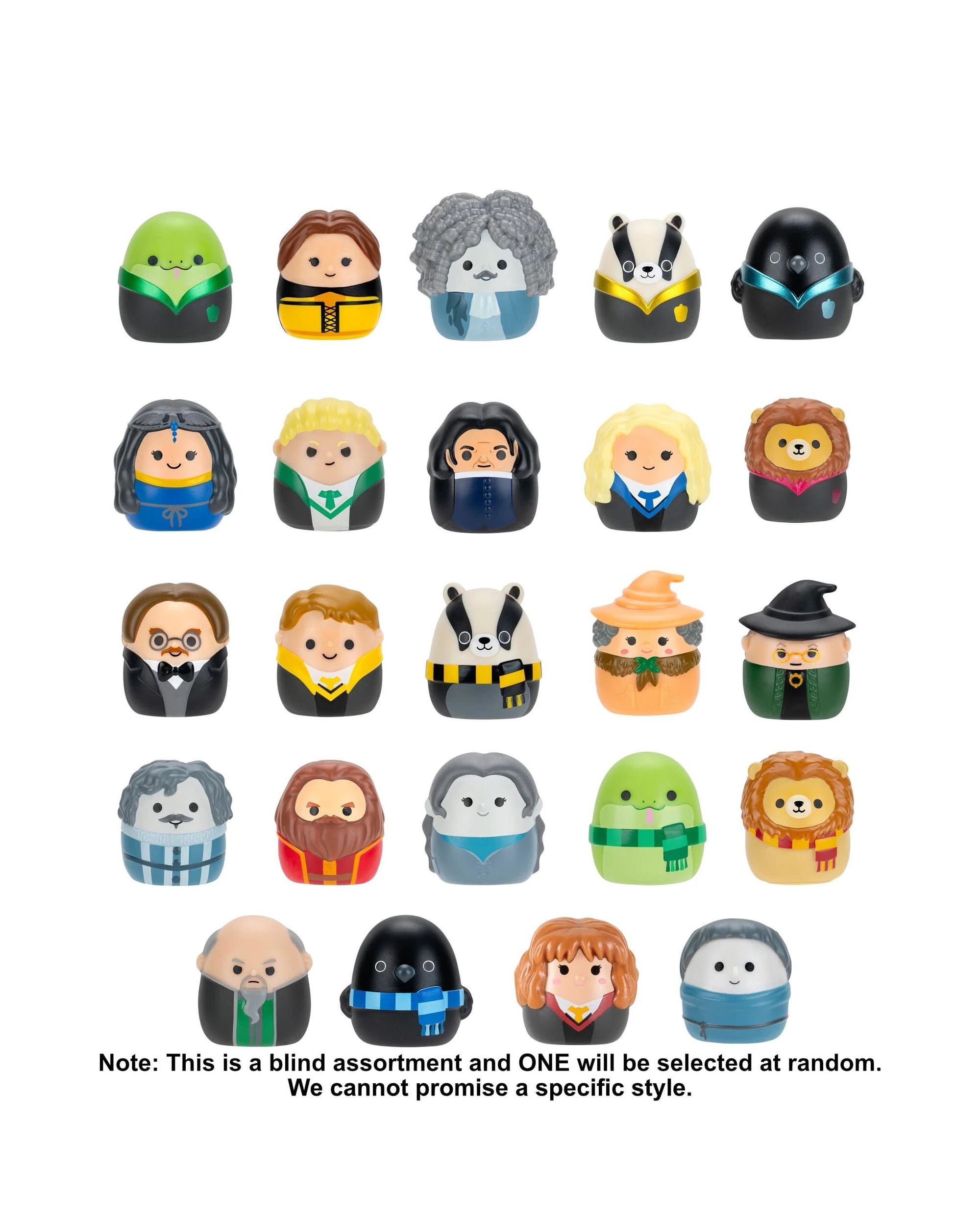 3 Squishmallows Squish-A-Longs Clip-A-Longs Harry Potter Mystery Mini-Squish Series 1 Blind Box, 3 of 8