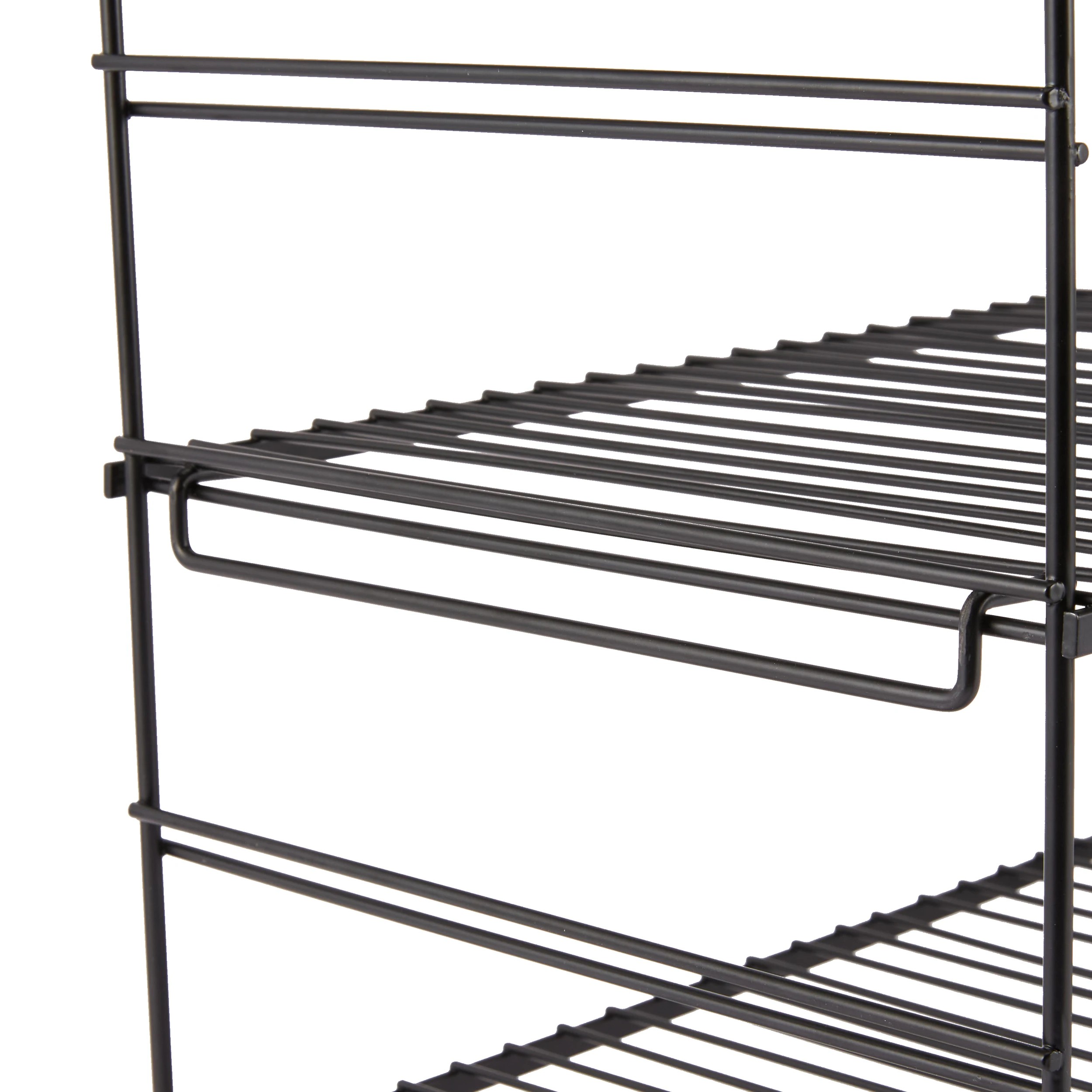 5 Black Wire 3 Tier Shelf, 5 of 7