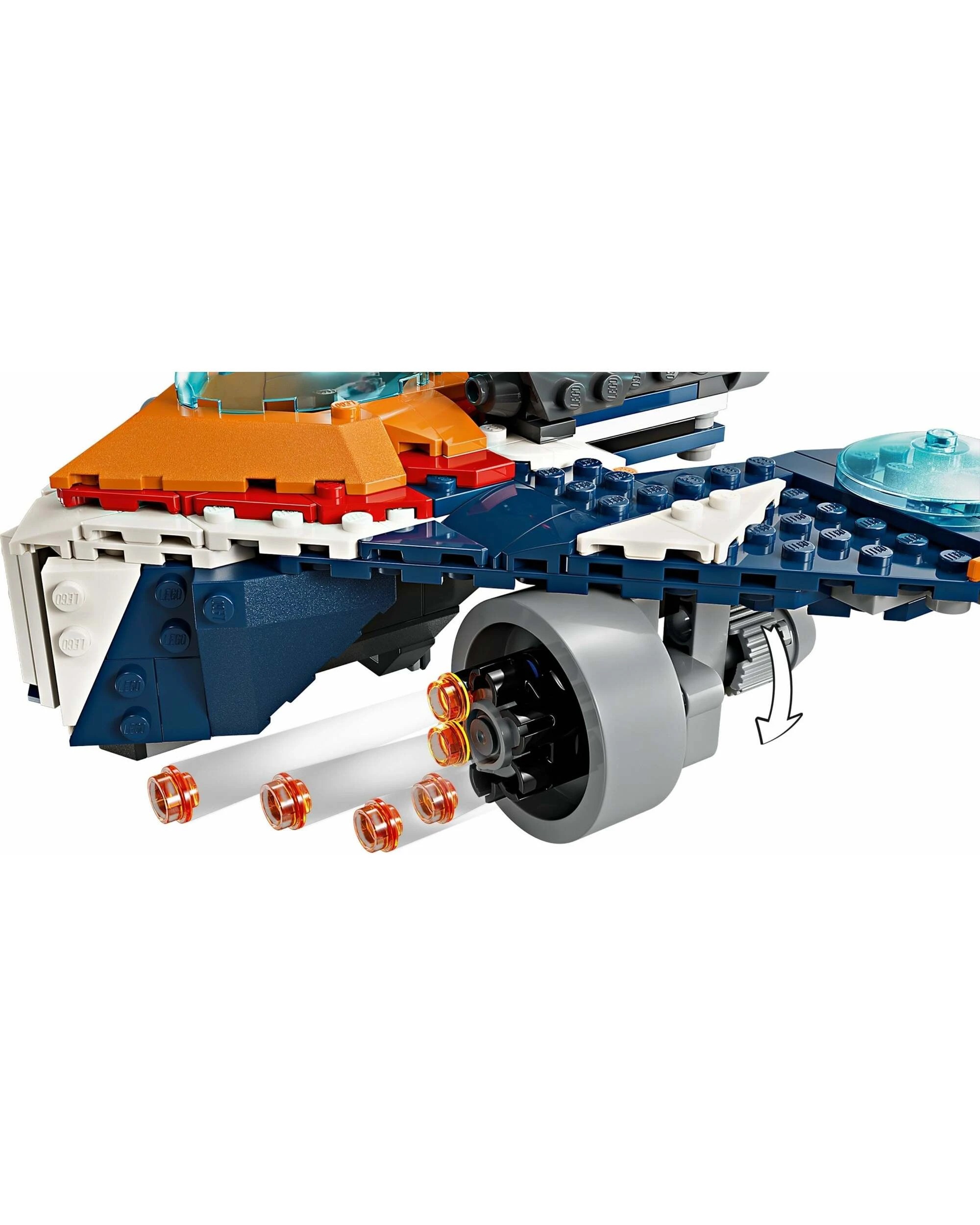 4 LEGO Marvel 76278 Rocket's Warbird vs. Ronan, 4 of 5