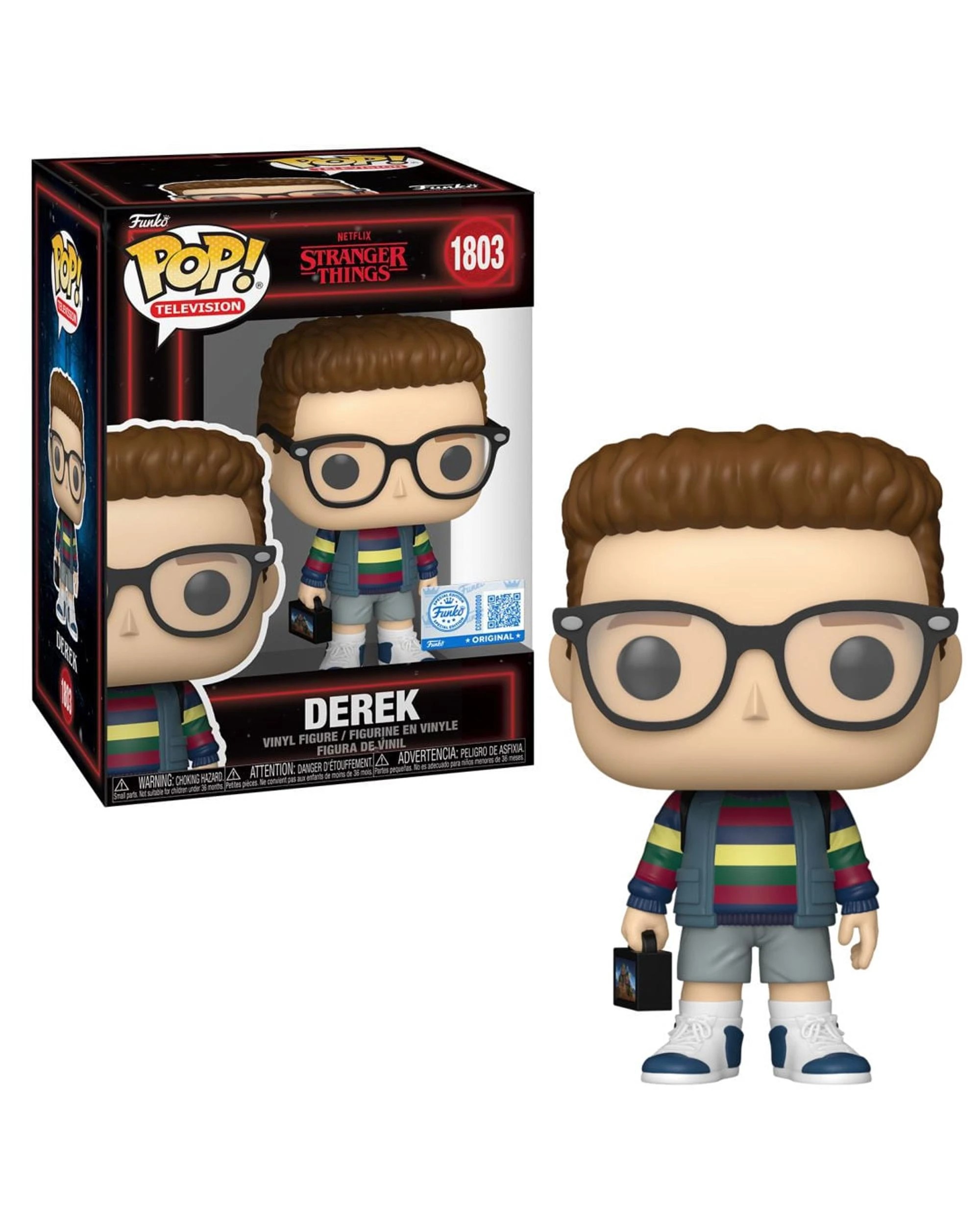 1 Stranger Things Season 5 Derek Turnbow Funko POP! Vinyl, 1 of 3