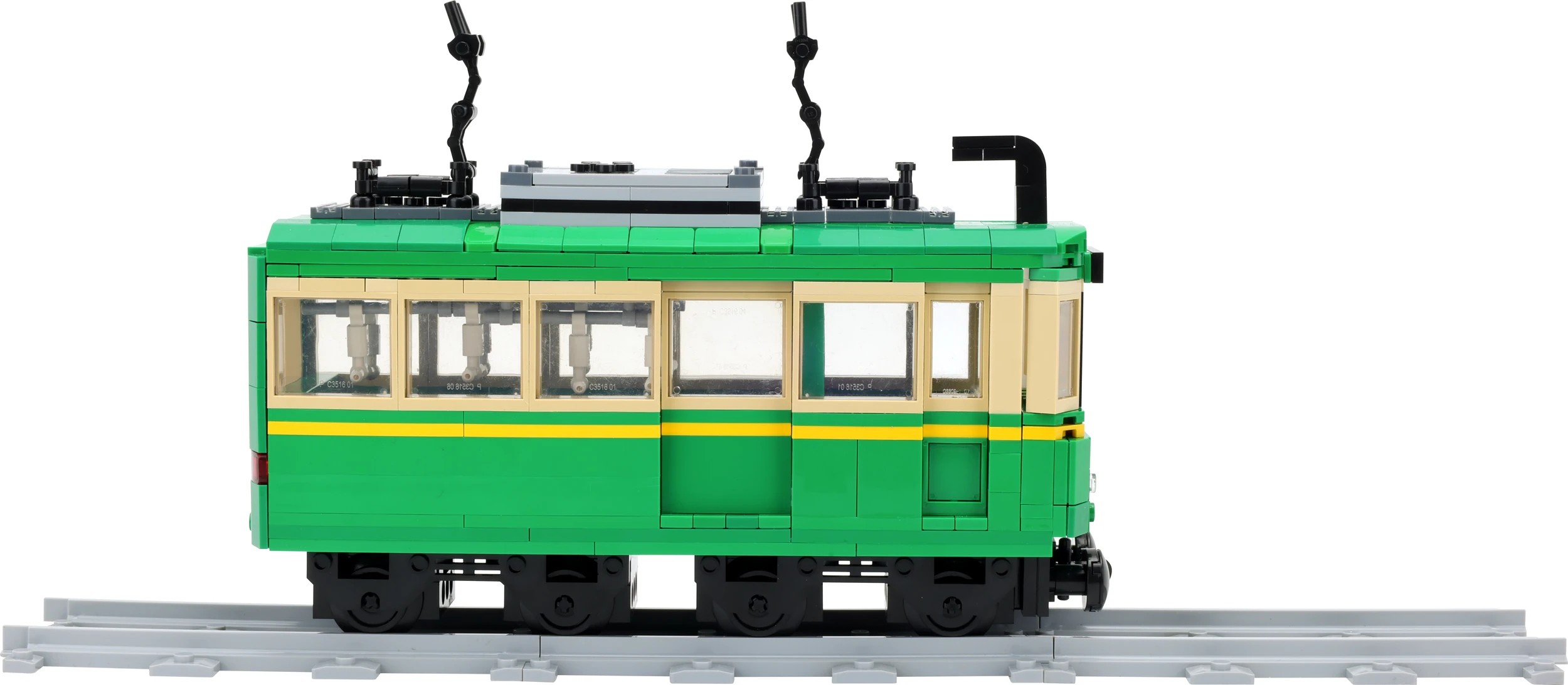4 539 Piece Mini Blocks Vehicle Series: Tram, 4 of 10