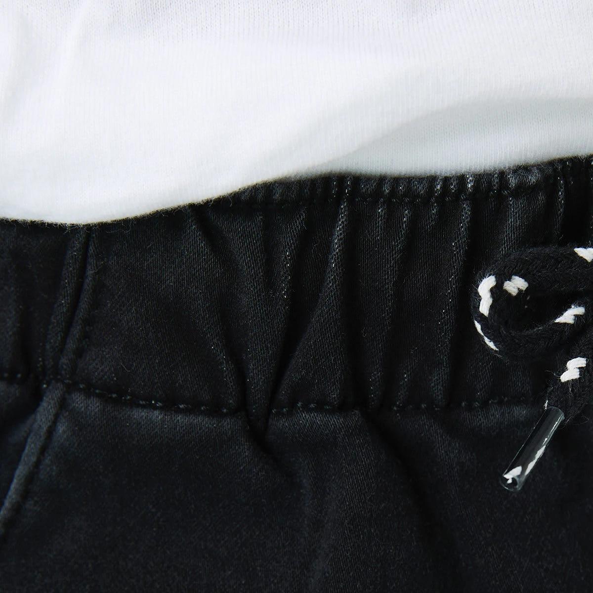 4 Knit Denim Jogger Jeans Black Wash, 4 of 8