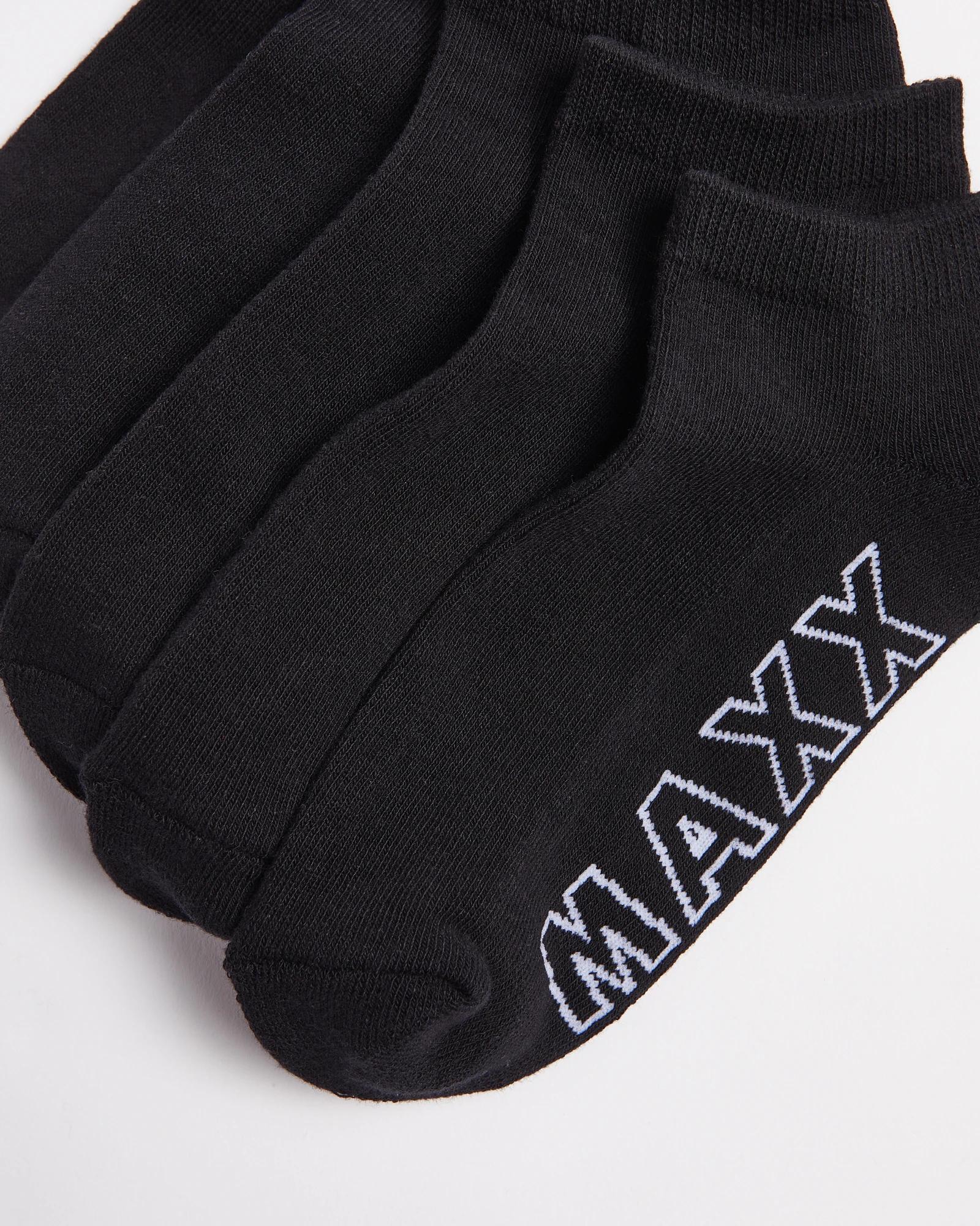 2 Maxx Sport Kids Low Cut Socks 5 Pack BLACK, 2 of 3
