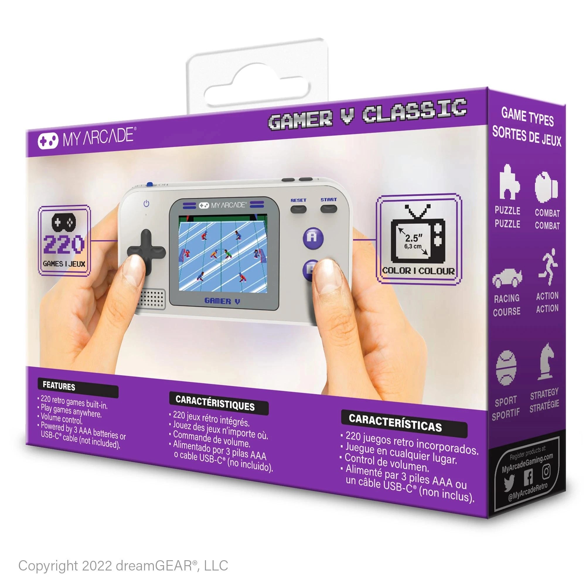 7 My Arcade - Gamer V Classic - Grey, 7 of 7