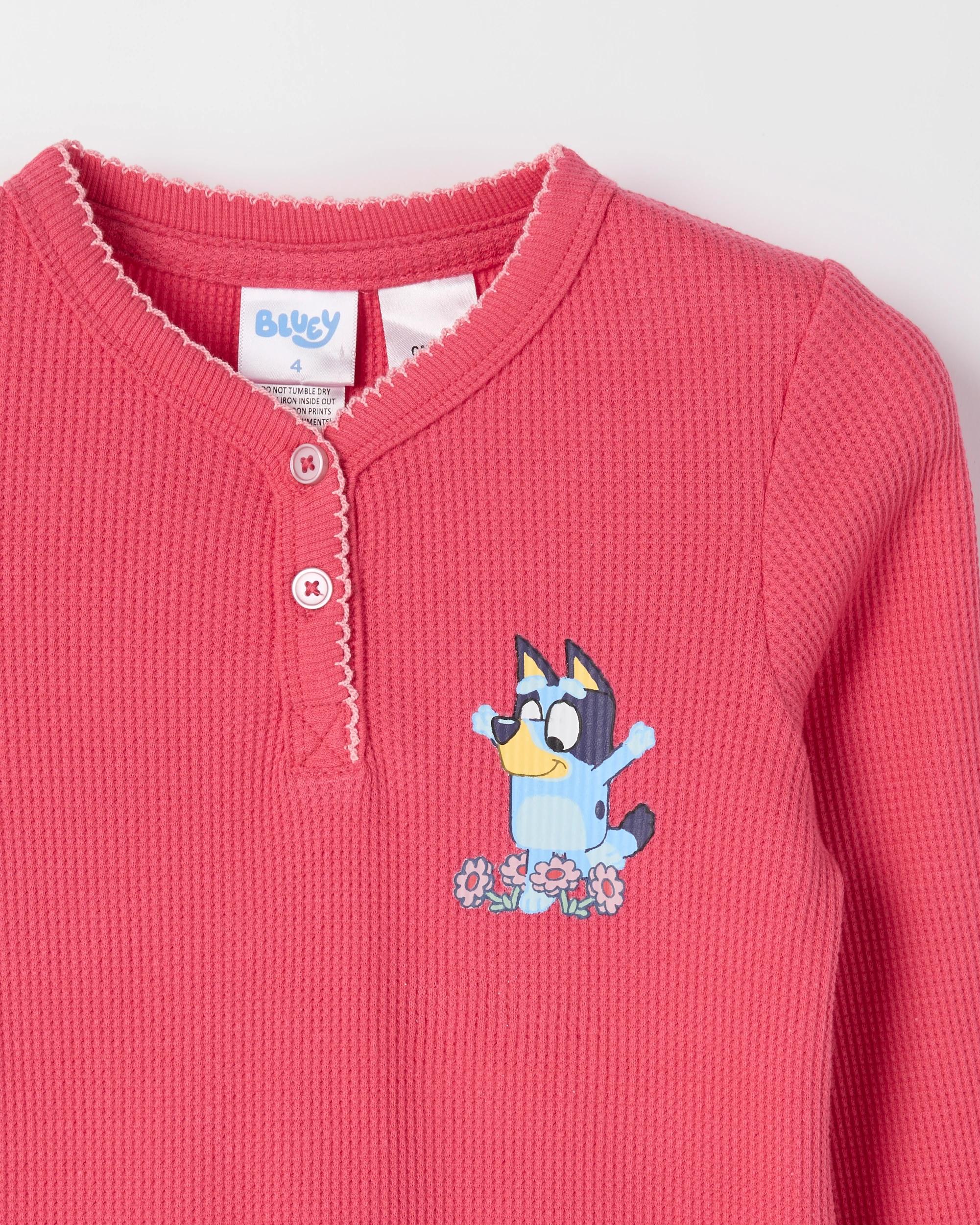 2 Target Bluey Australian Cotton Younger Girls Knit/Flannel Pyjama Set BLUEY, 2 of 3
