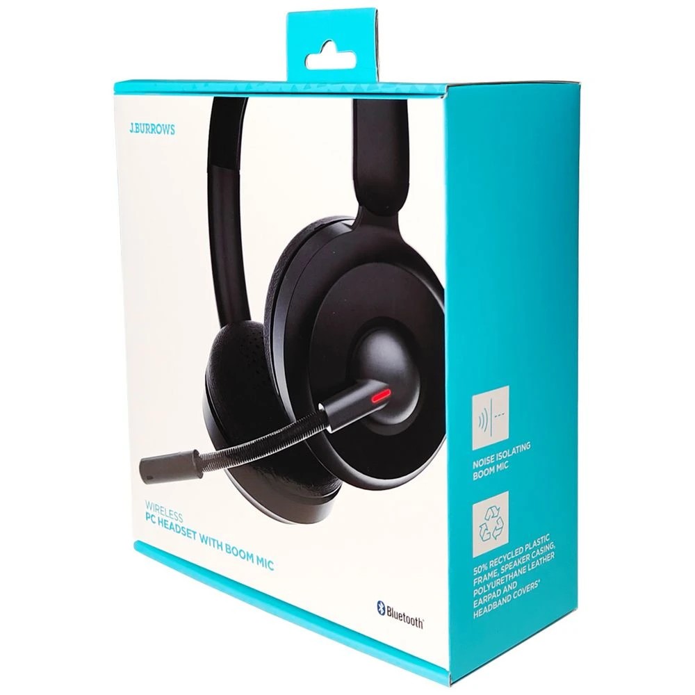 7 J.Burrows Wireless PC Headset Black, 7 of 7