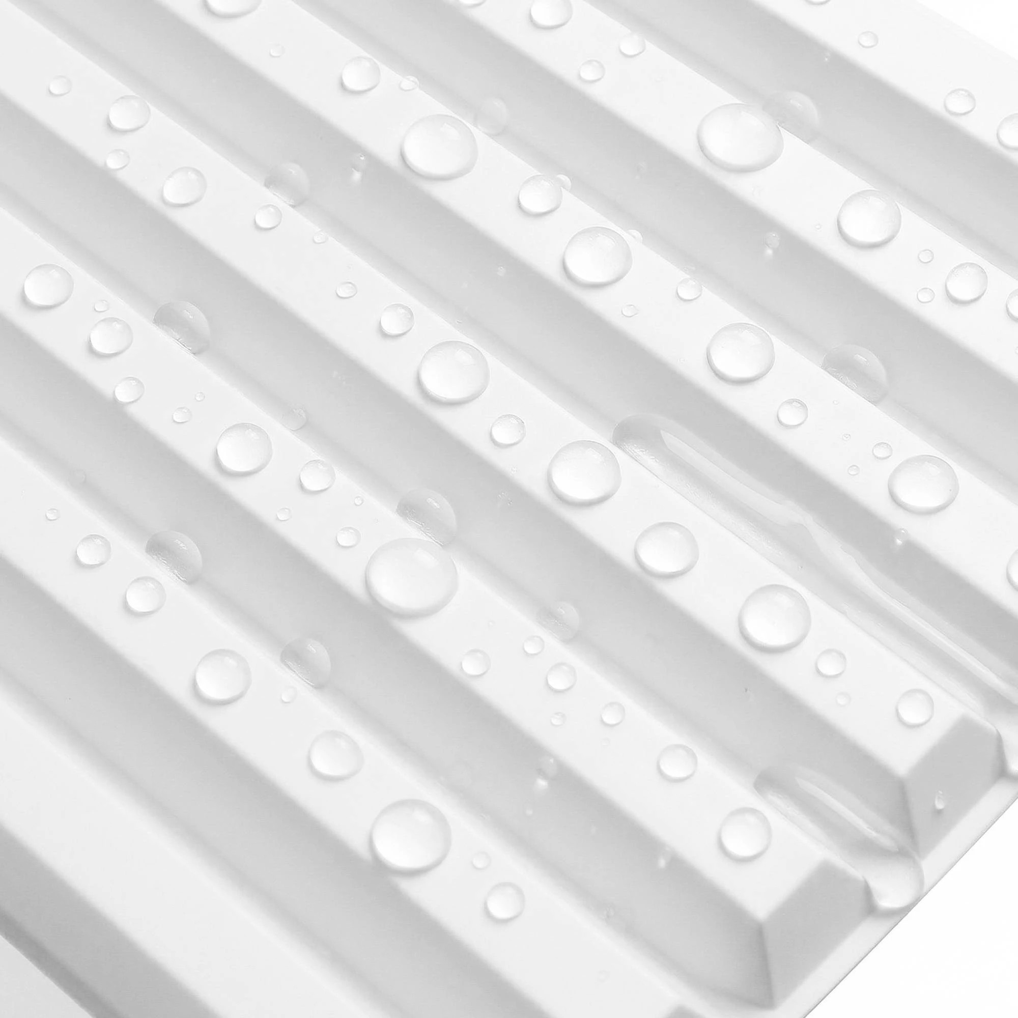 6 Artiss 3D Wall Panels Vertical 15PCS PVC Decorative Panels 50x50cm Feature Wall - White, 6 of 8