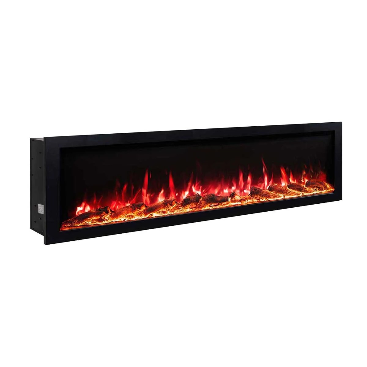 6 Moda Living Capriccio 72 inch Electric Fireplace - Black, 6 of 7