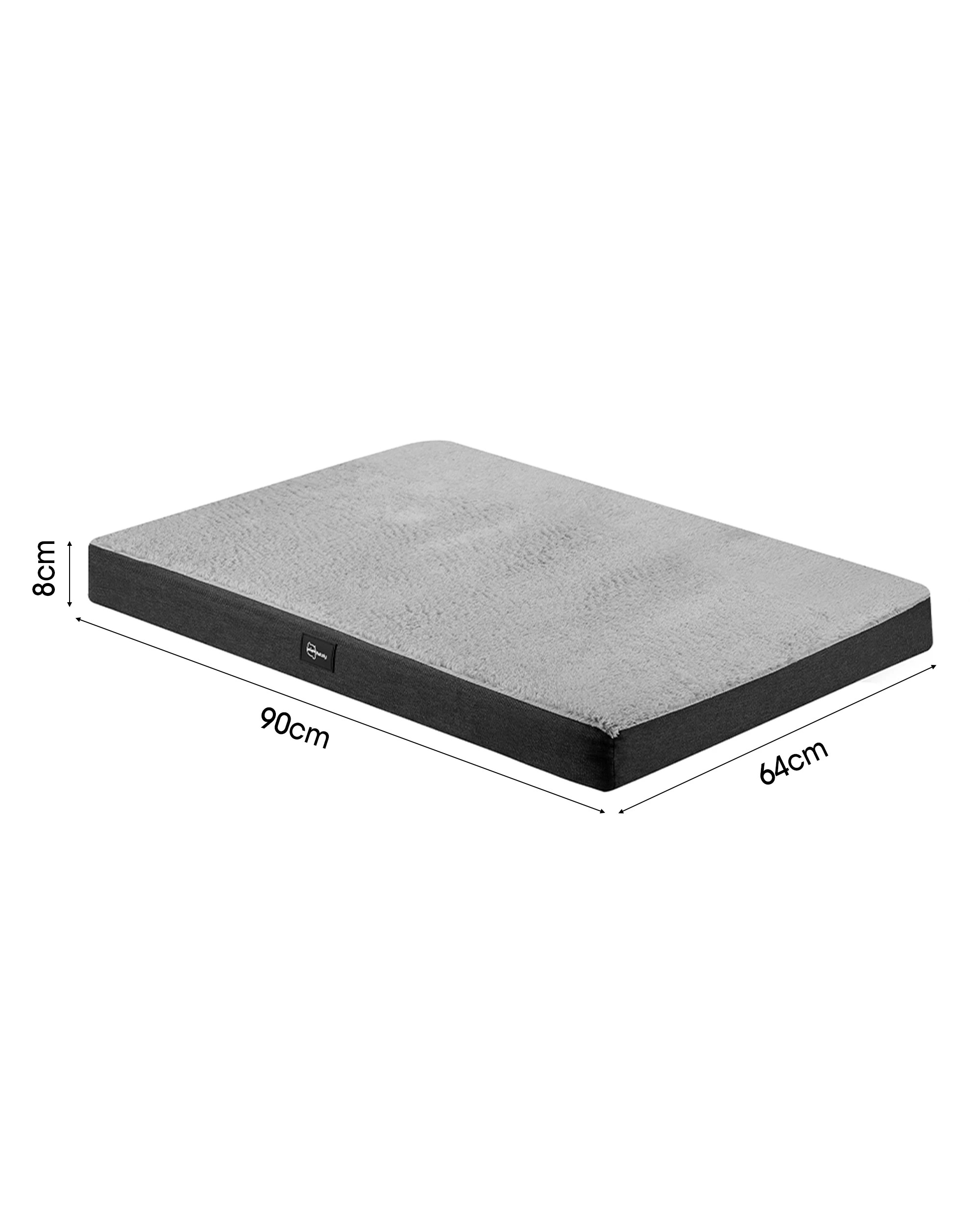9 Petzly Dog Bed Mat for Pet Machine Washable Cover Waterproof Liner Large Grey, 9 of 9