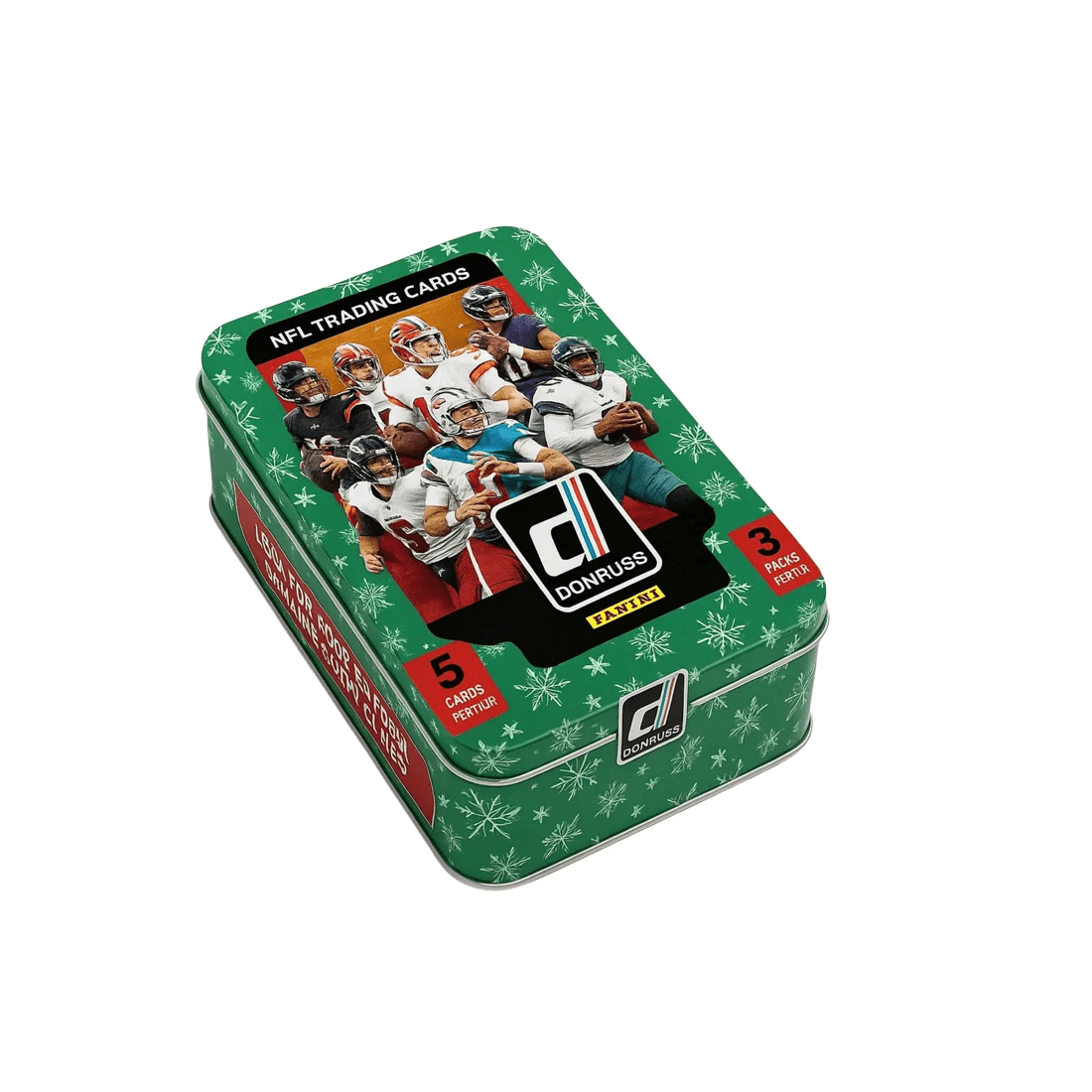 3 Panini Donruss 2025 NFL Football Trading Card Holiday Collector Tin, 3 of 4