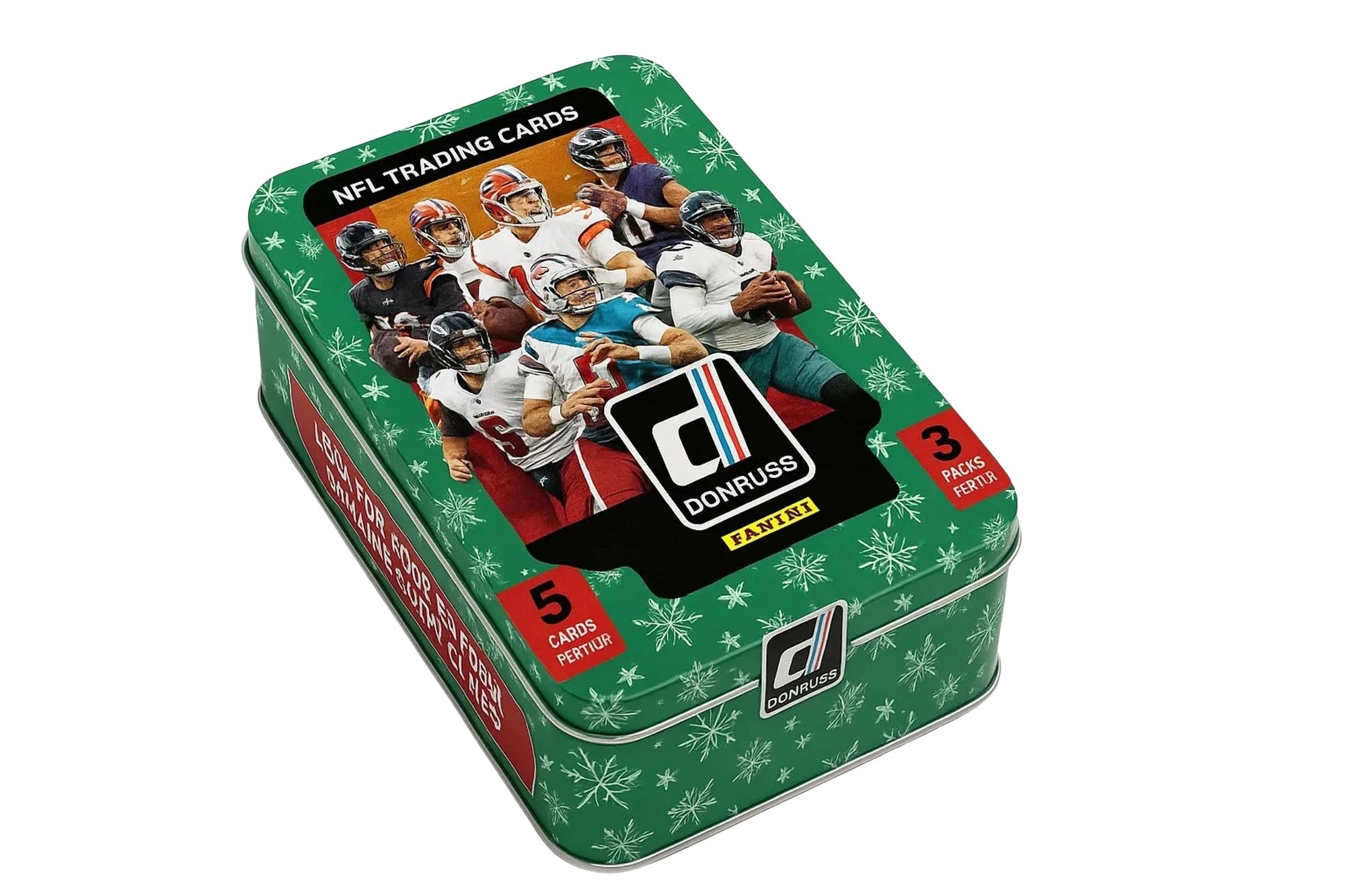 3 Panini Donruss 2025 NFL Football Trading Card Holiday Collector Tin, 3 of 4