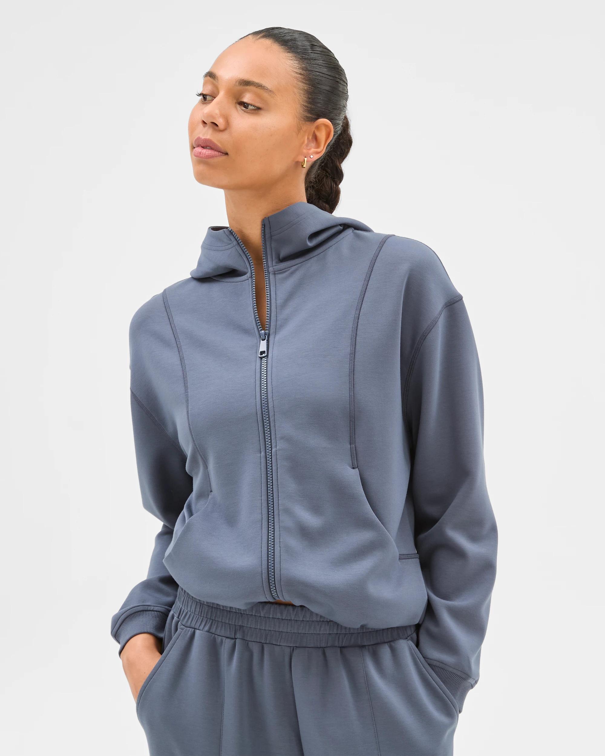 4 Target Active Movement Lounge Zip Through Jacket SMOKE, 4 of 7