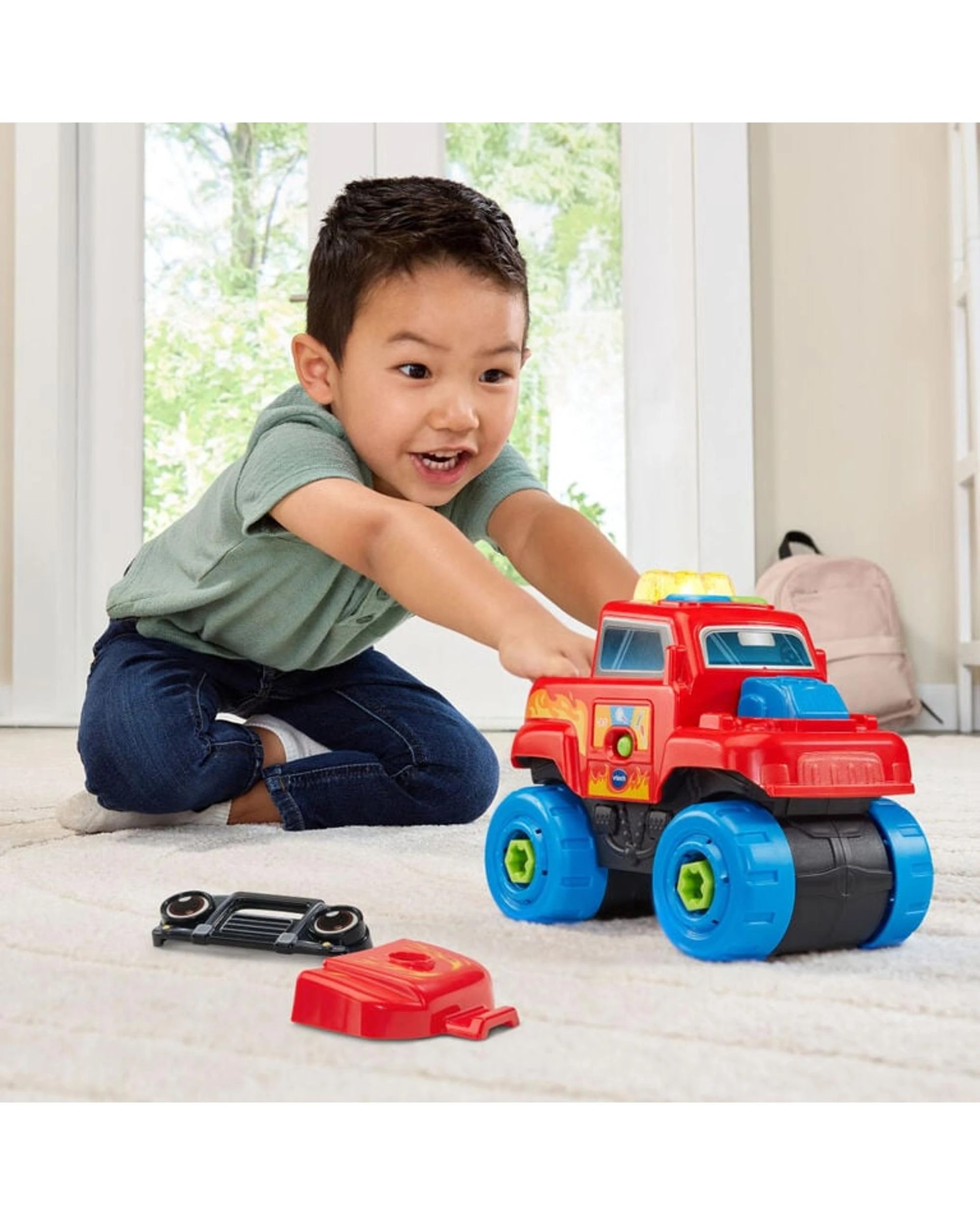7 VTech Drill and Learn Motorised Monster Truck, 7 of 7