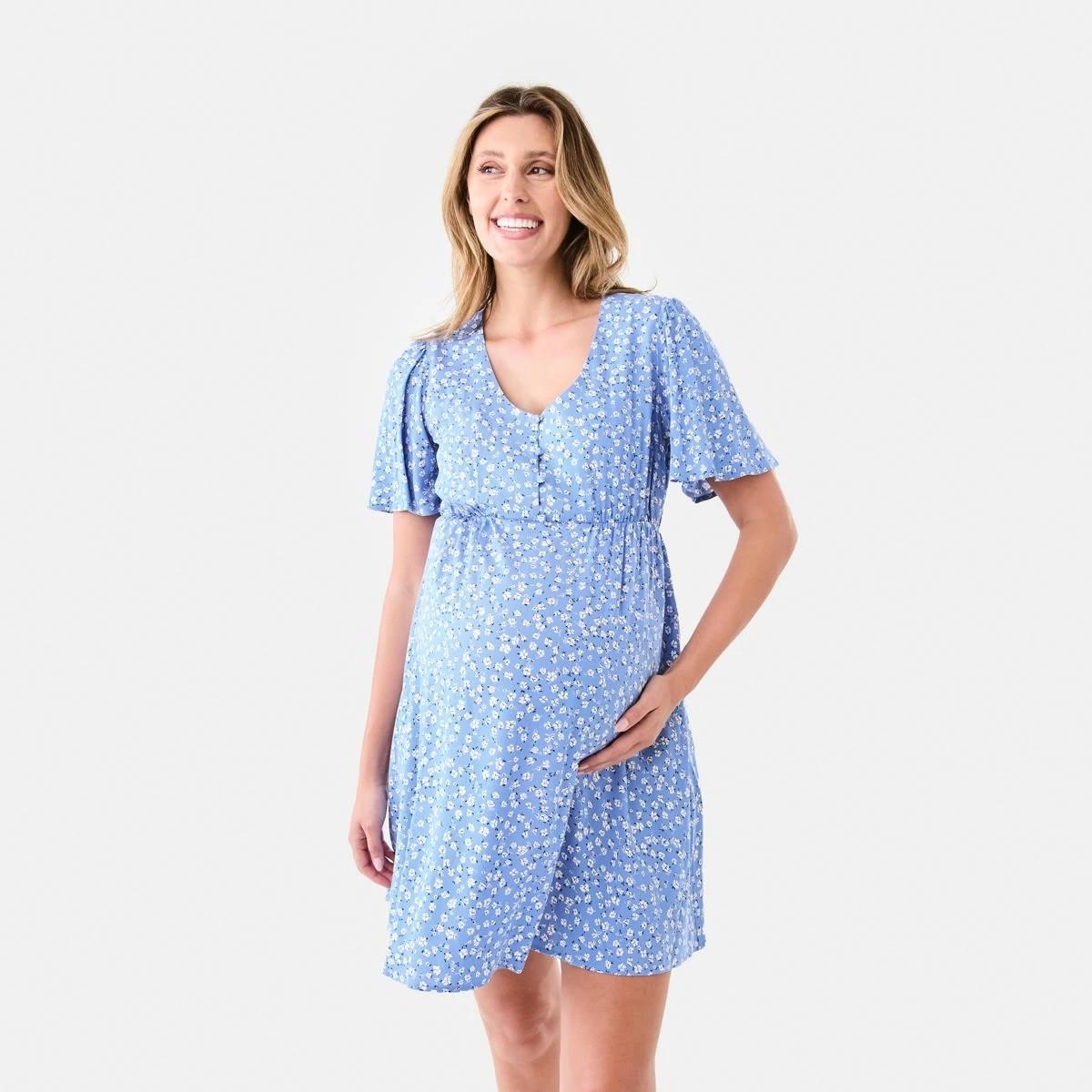 1 Maternity Short Tea Dress Lunadty B, 1 of 8