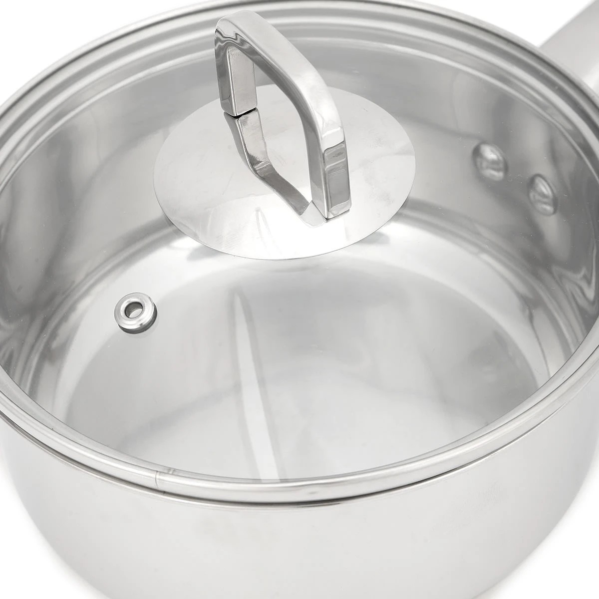 6 16cm Stainless Steel with Encapsulated Base Saucepan, 6 of 8