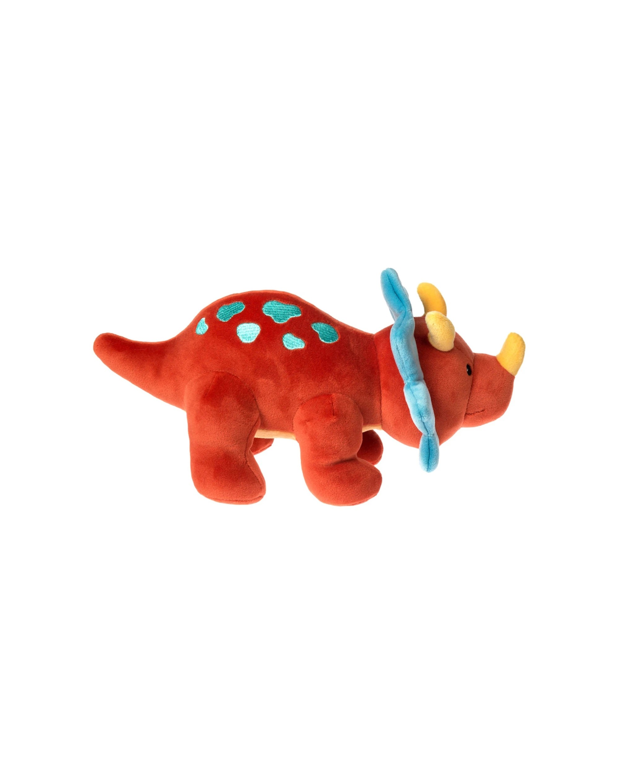 4 Mary Meyer Smootheez Triceratops Soft Plush Kids Toy 25cm - Red, 4 of 4