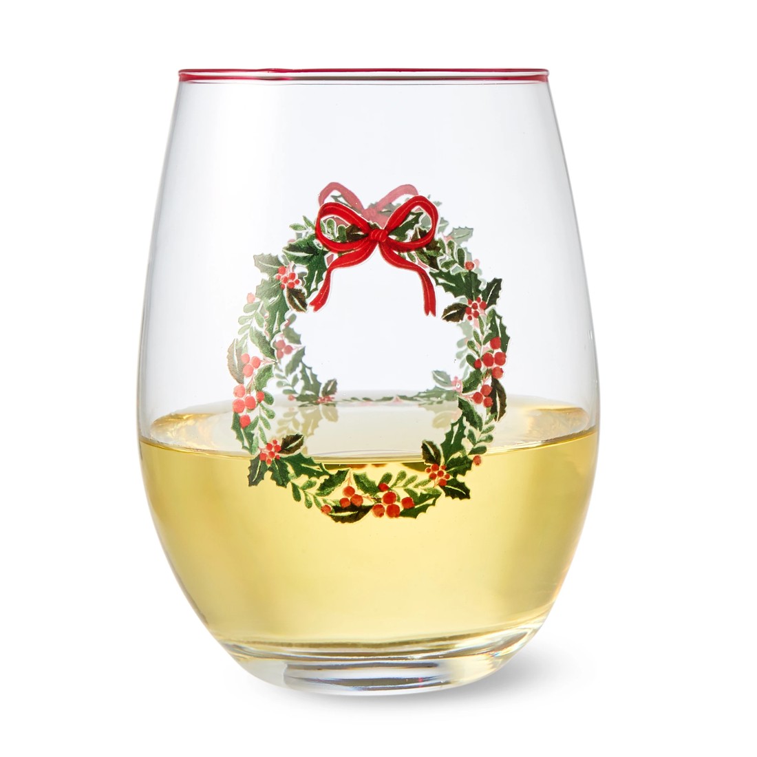 3 6 Wreath Stemless Glasses, 3 of 6