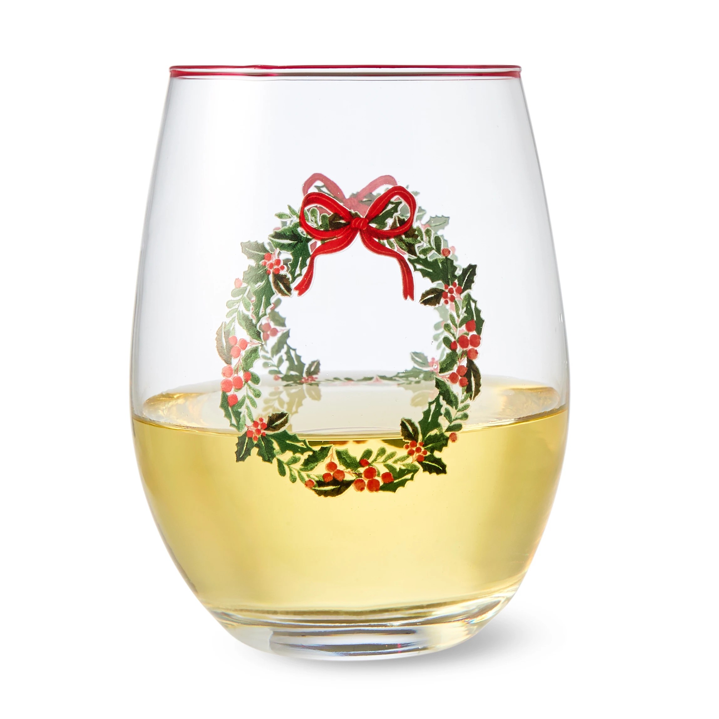 3 6 Wreath Stemless Glasses, 3 of 6