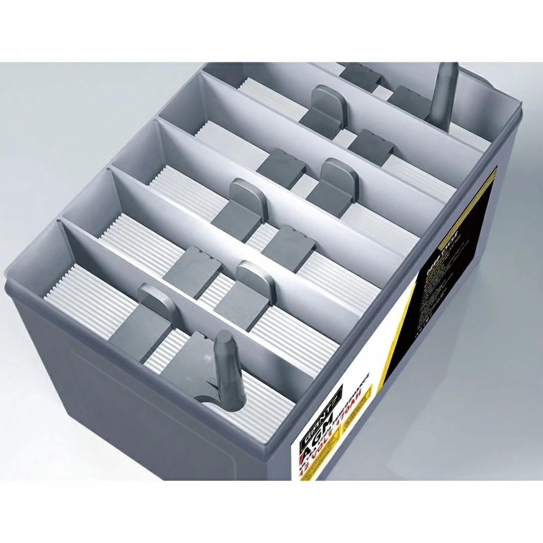 5 Giantz AGM Deep Cycle Battery 12V 170Ah Box Portable Solar Caravan Camping - Grey, 5 of 6