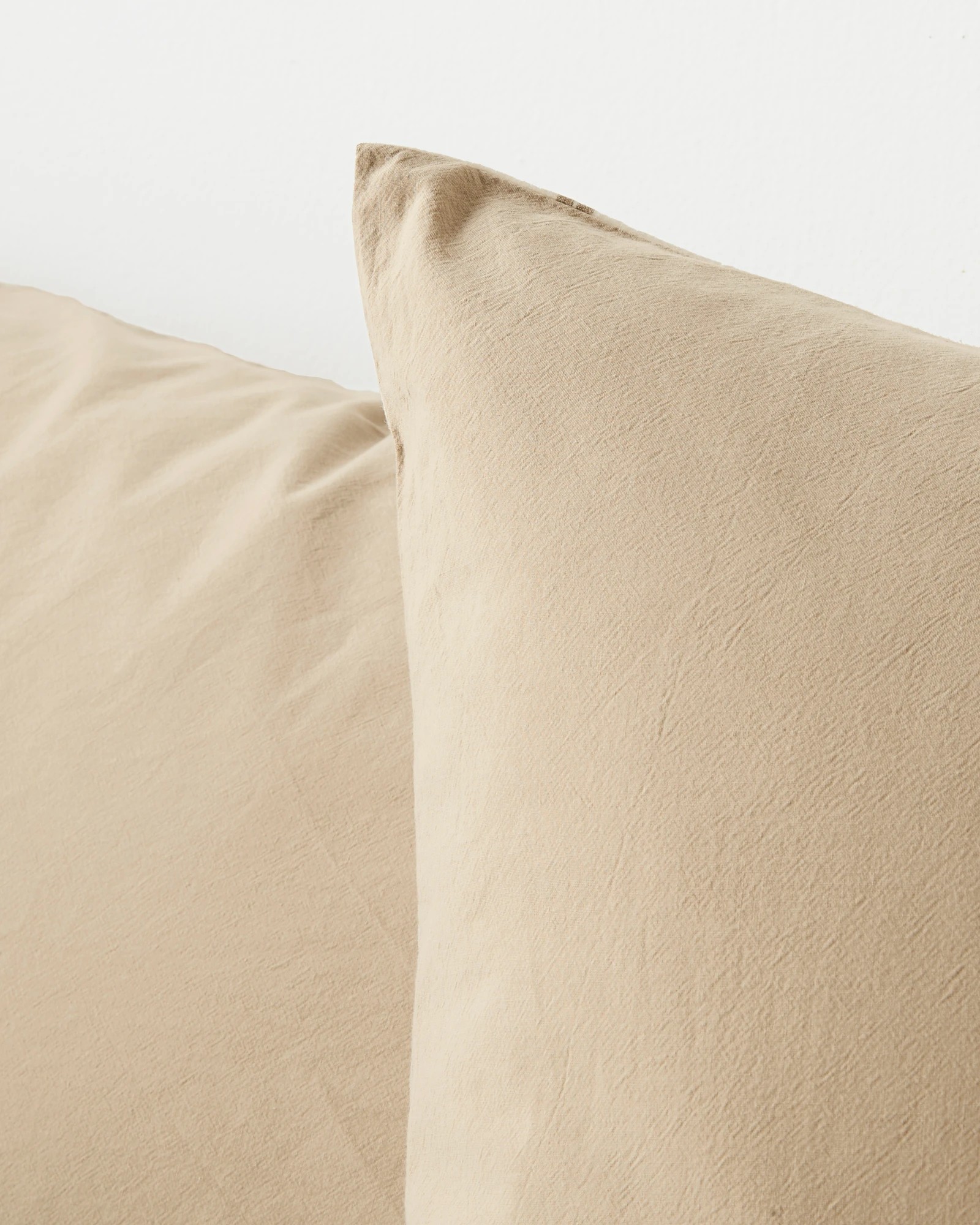 3 Arlo Stonewash Stripe 2 Pack Pillowcases
 - Queen Bed
 - Natural, 3 of 4