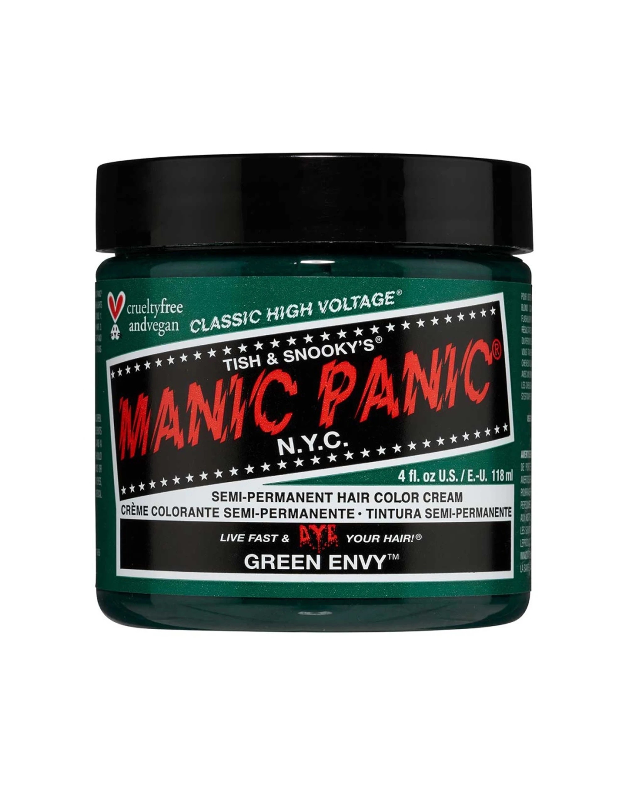 1 Manic Panic High Voltage Classic Hair Colour 118ml Envy - Green, 1 of 1