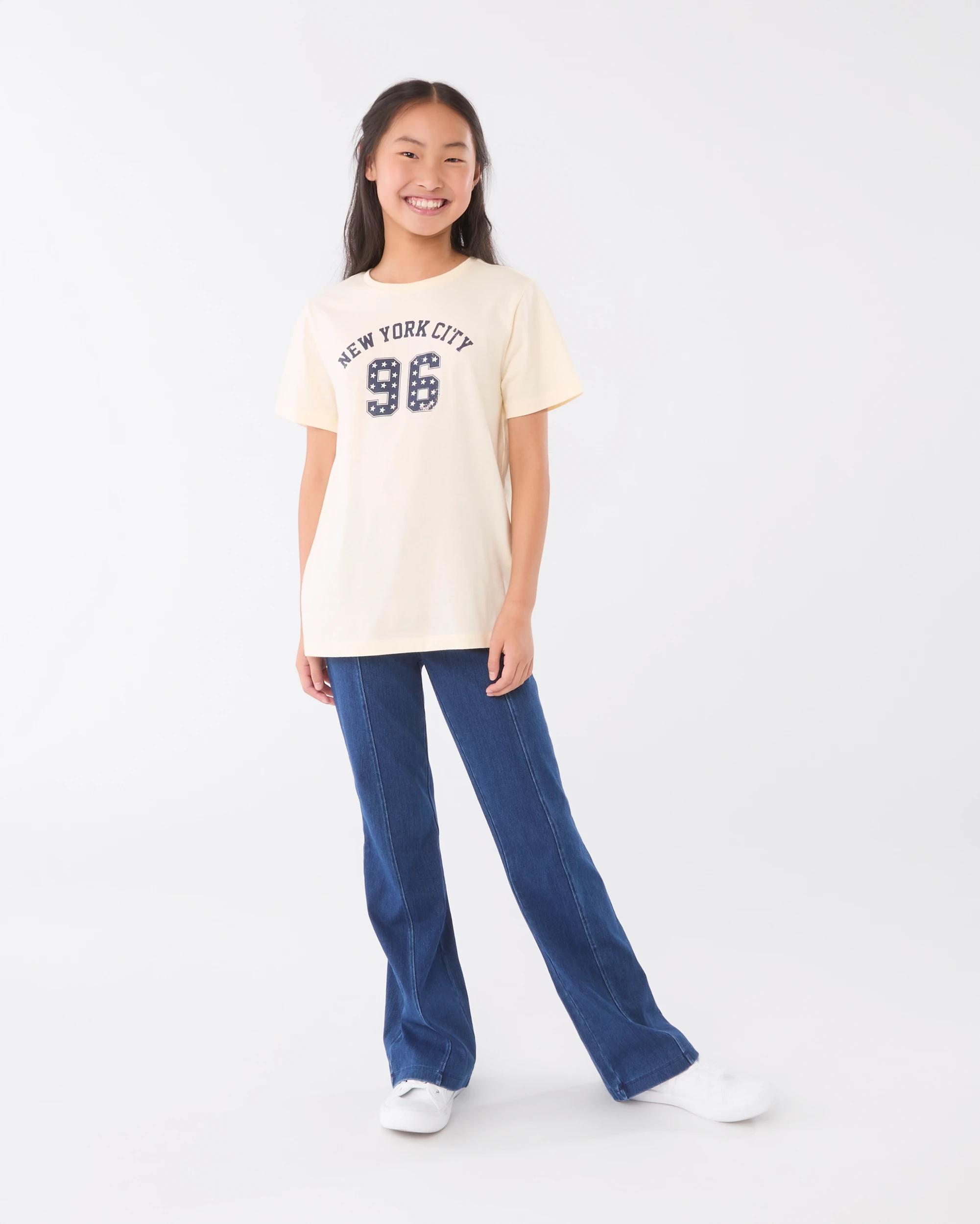 5 Short Sleeve Print T-shirt Ylw Typo, 5 of 6