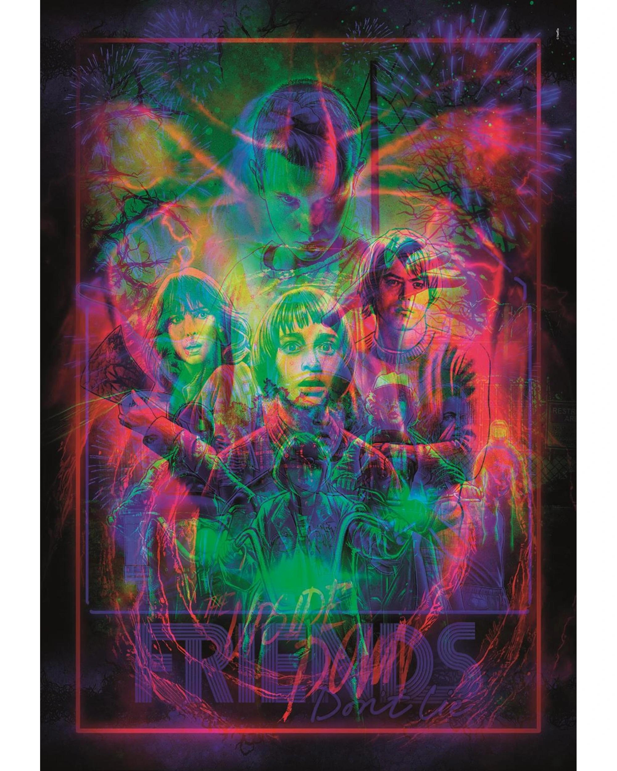 2 Clementoni The Metamorphic Art Collection Stranger Things The Upside Down 520 Piece Jigsaw Puzzle, 2 of 6