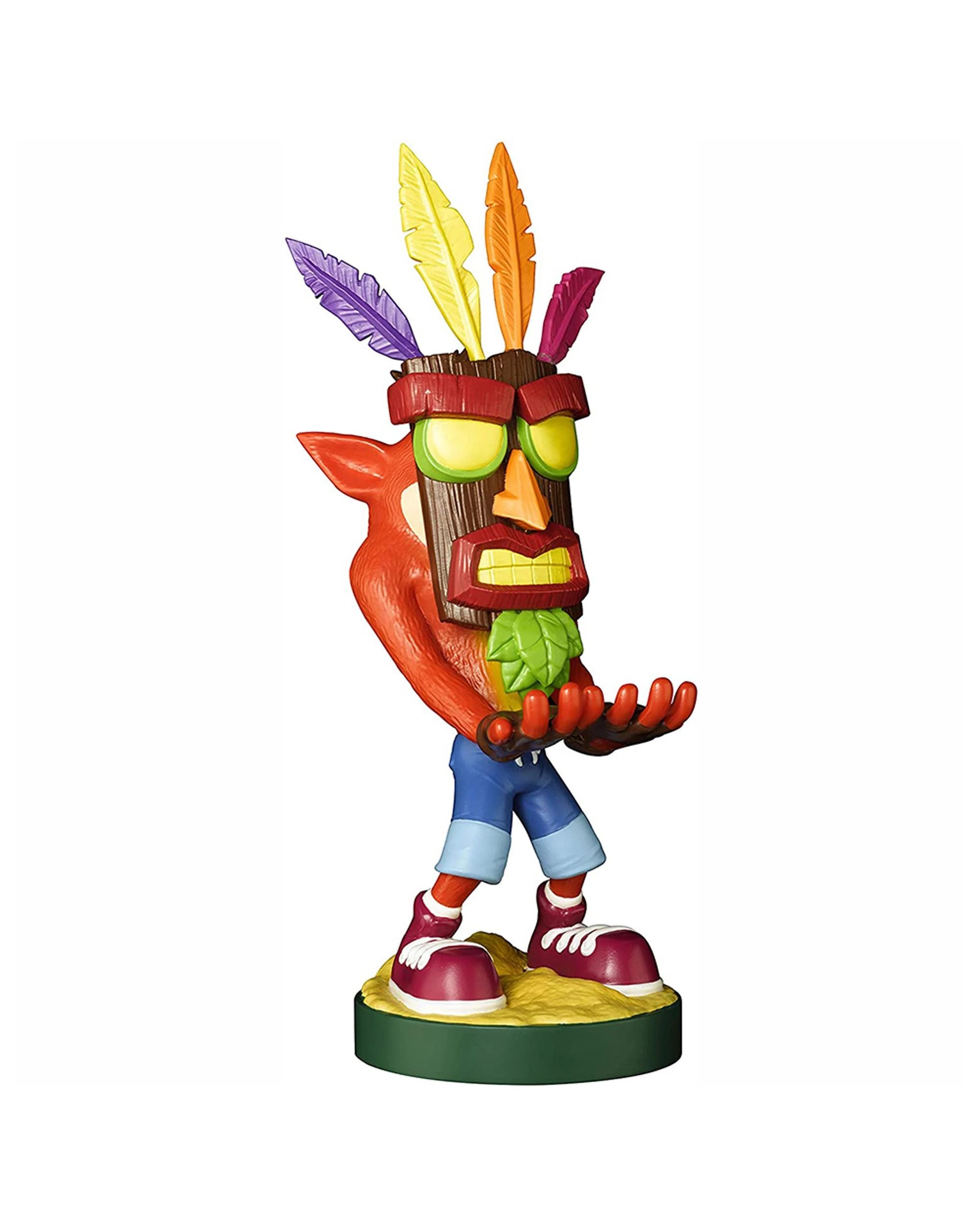 1 Cable Guys Crash Bandicoot Aku Aku Phone and Controller Holder, 1 of 6