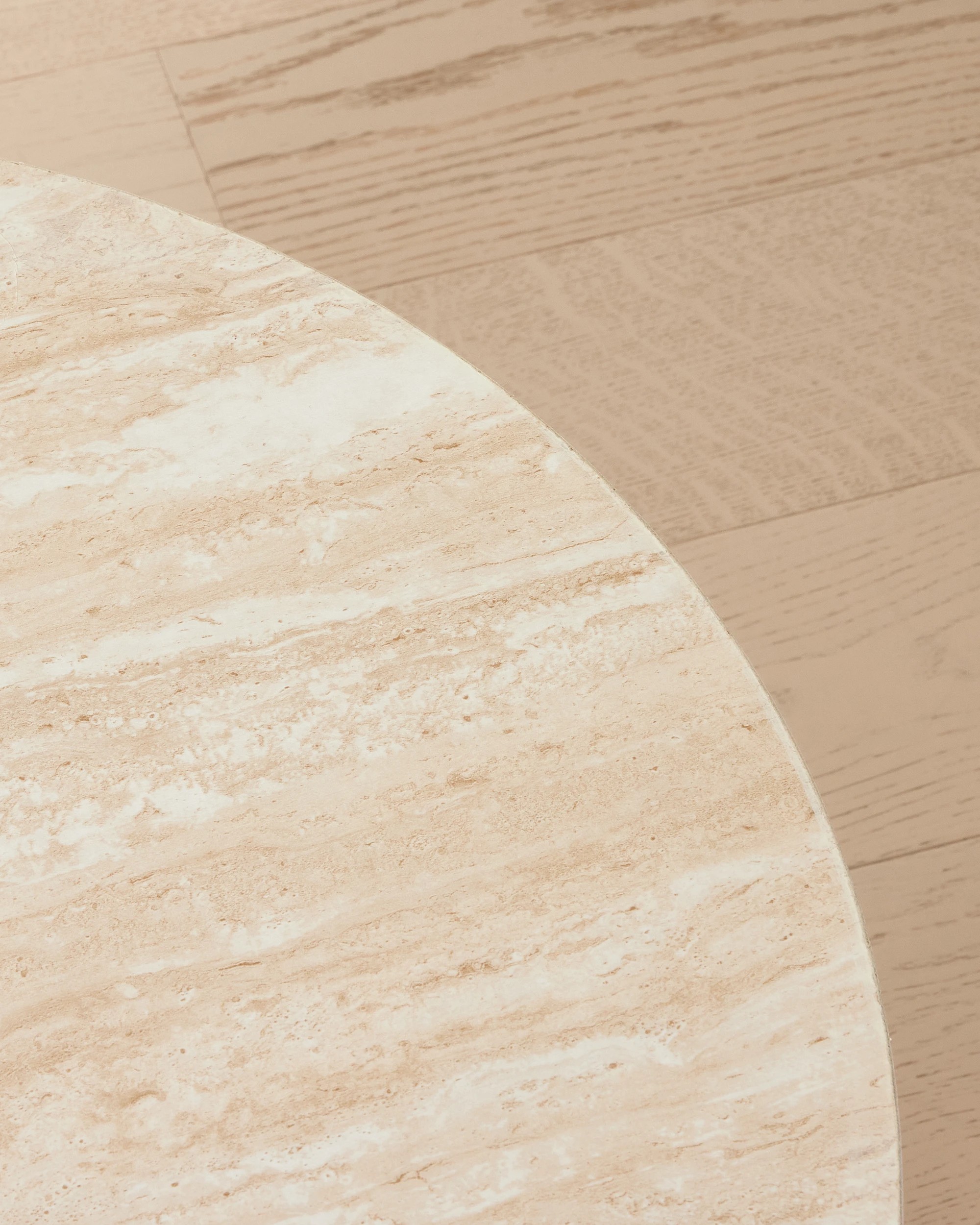 3 Travertine Look Set of 2 Coffee Tables, 3 of 5