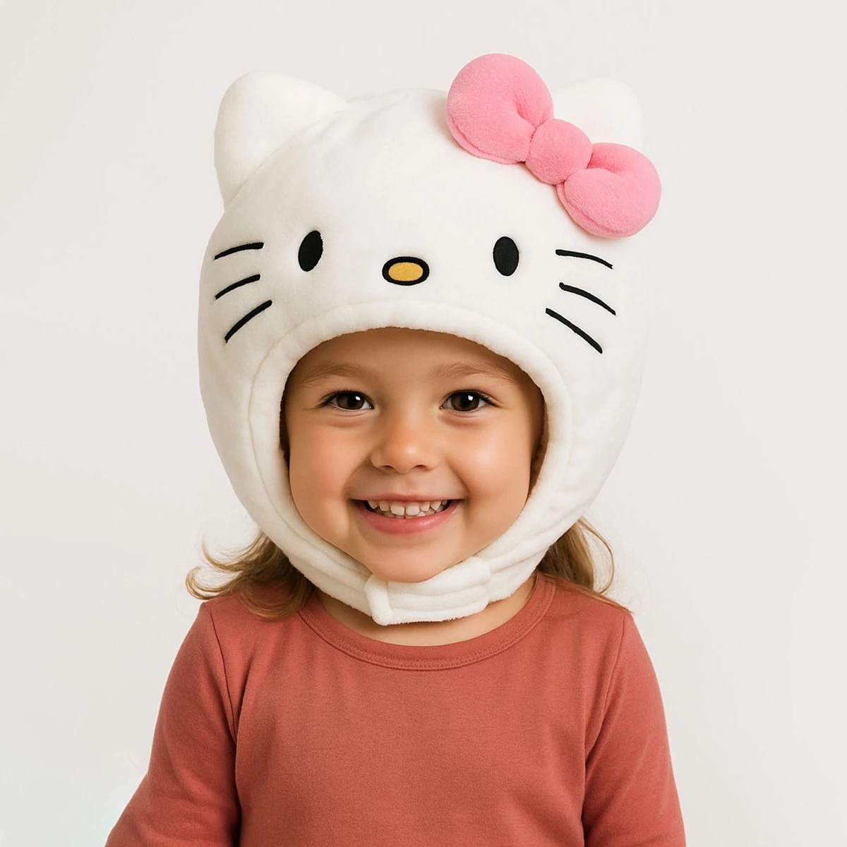 1 Sanrio Hello Kitty Plush Head Mask - Ages 3+, 1 of 2