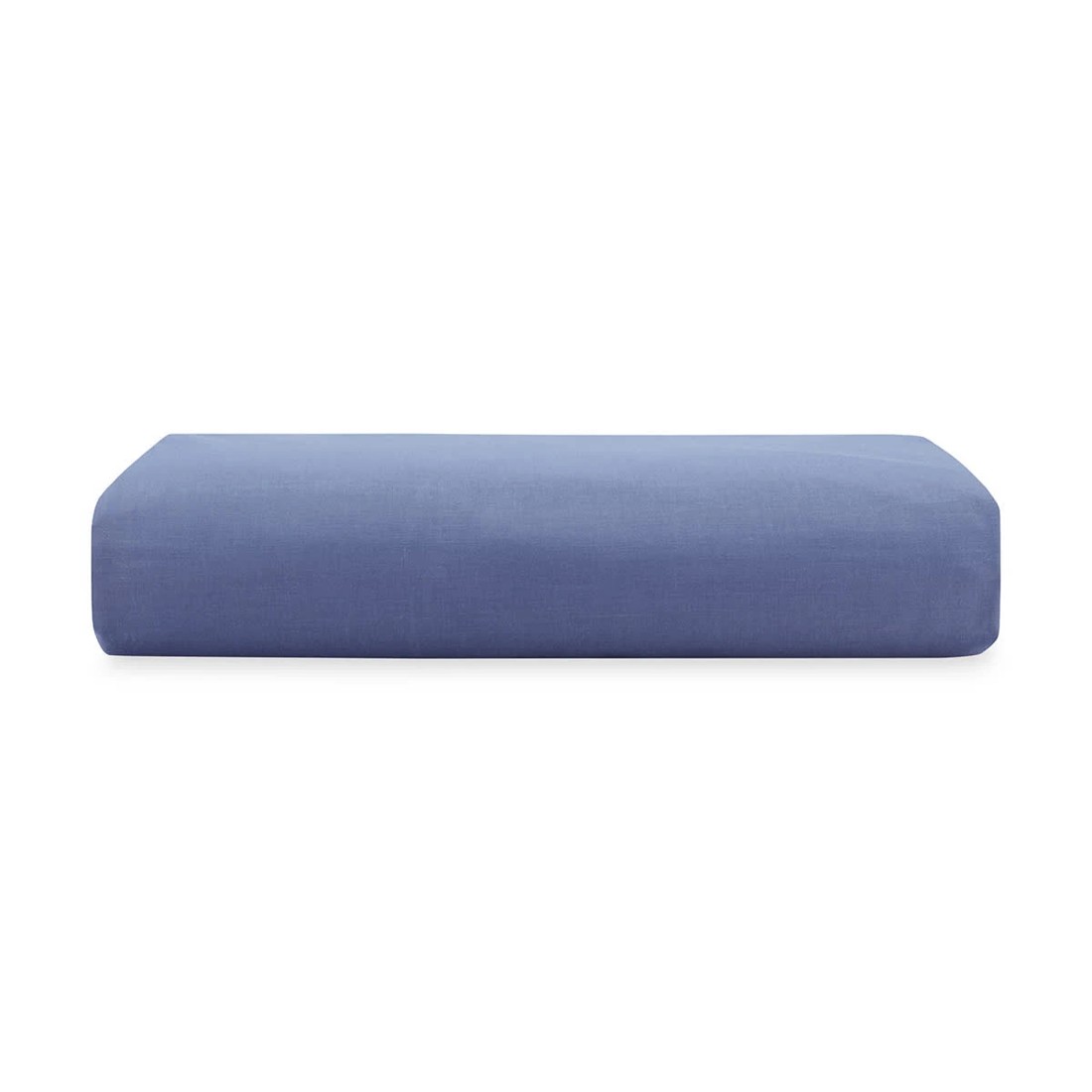 2 180 Thread Count Fitted Sheet - King Single Bed, Mid Blue, 2 of 3
