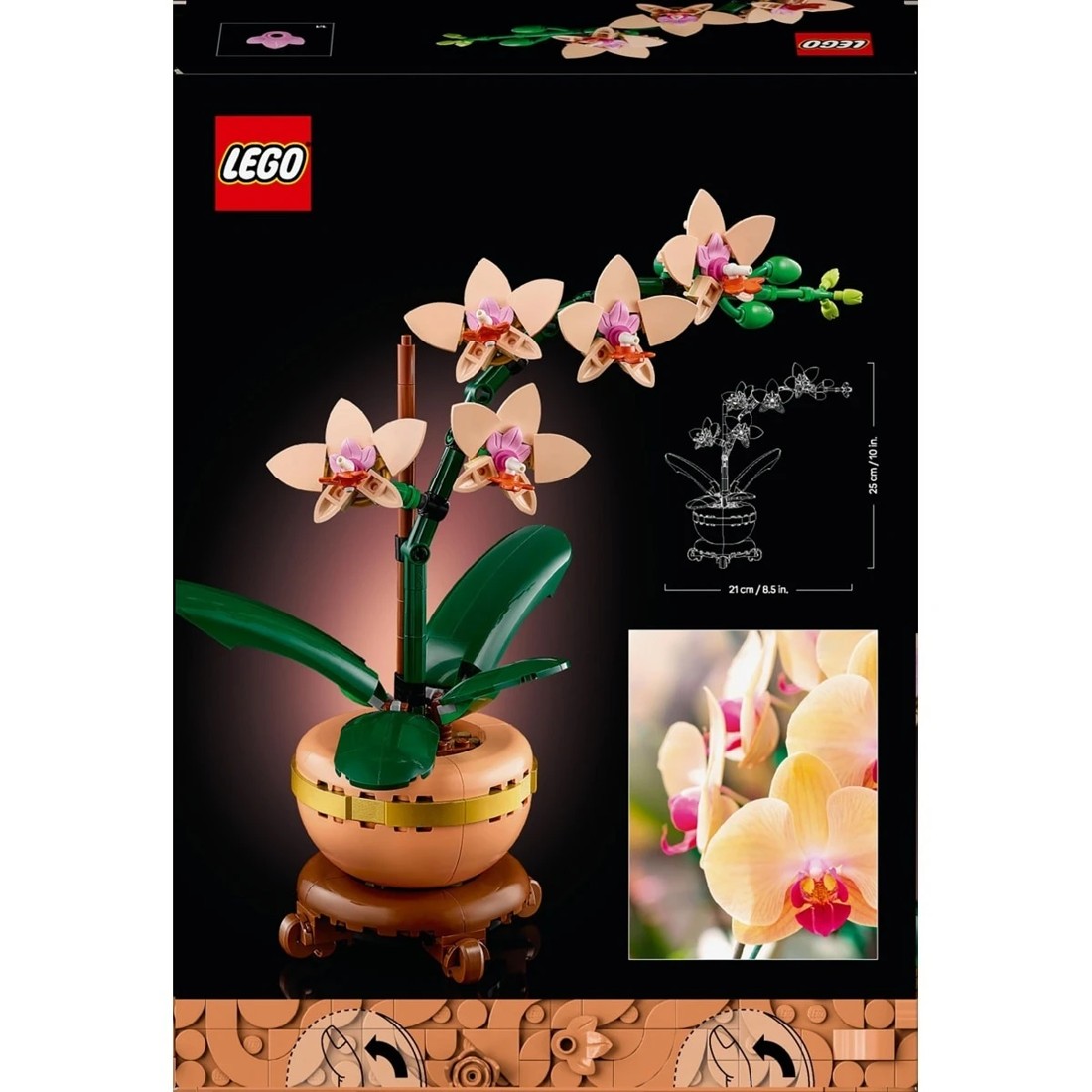 10 LEGO Botanicals Mini Orchid 10343, 10 of 10