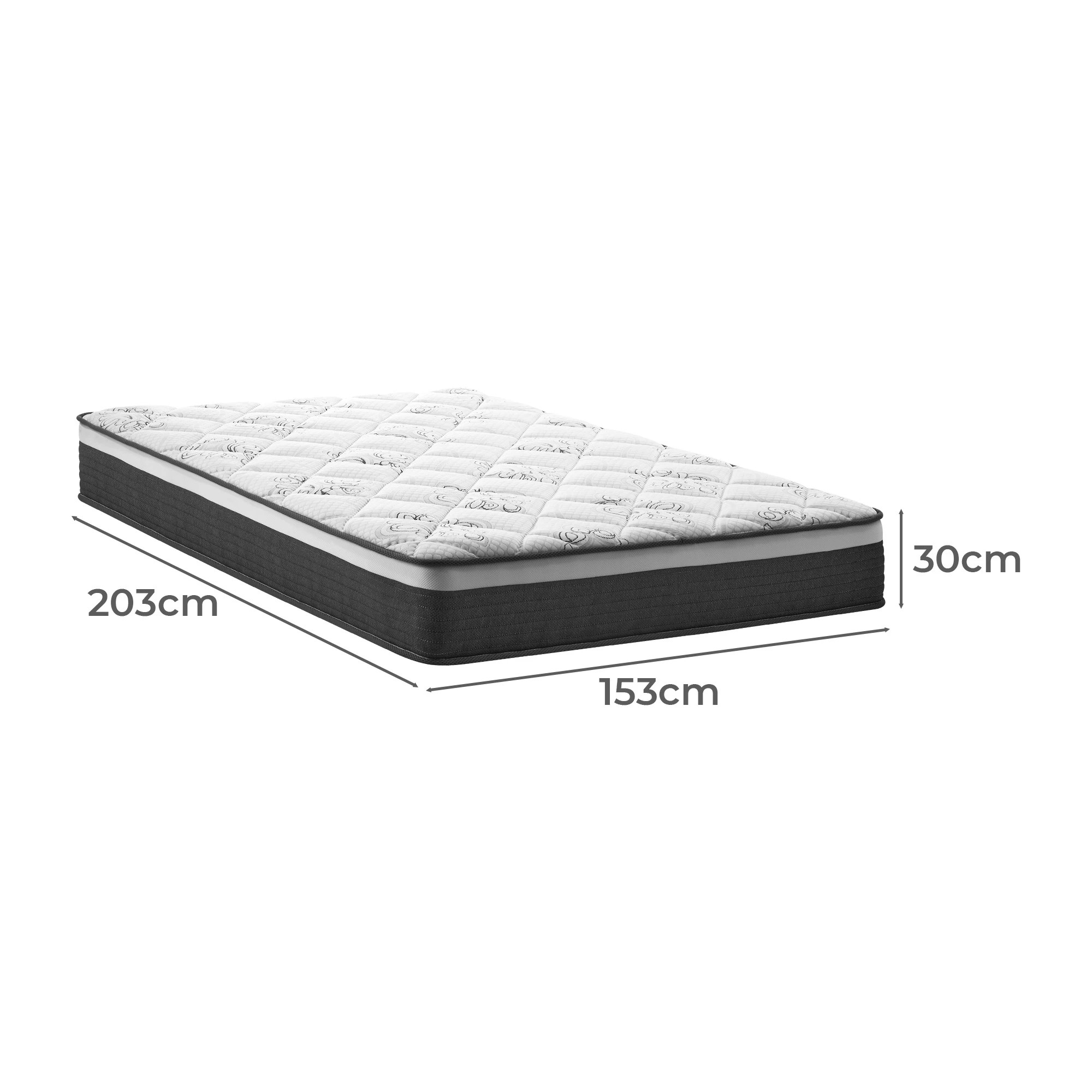 4 Bedra Bedding Mattress Luxury Foam Bed Firm Pocket Spring 30cm Queen
 - Multi, 4 of 8