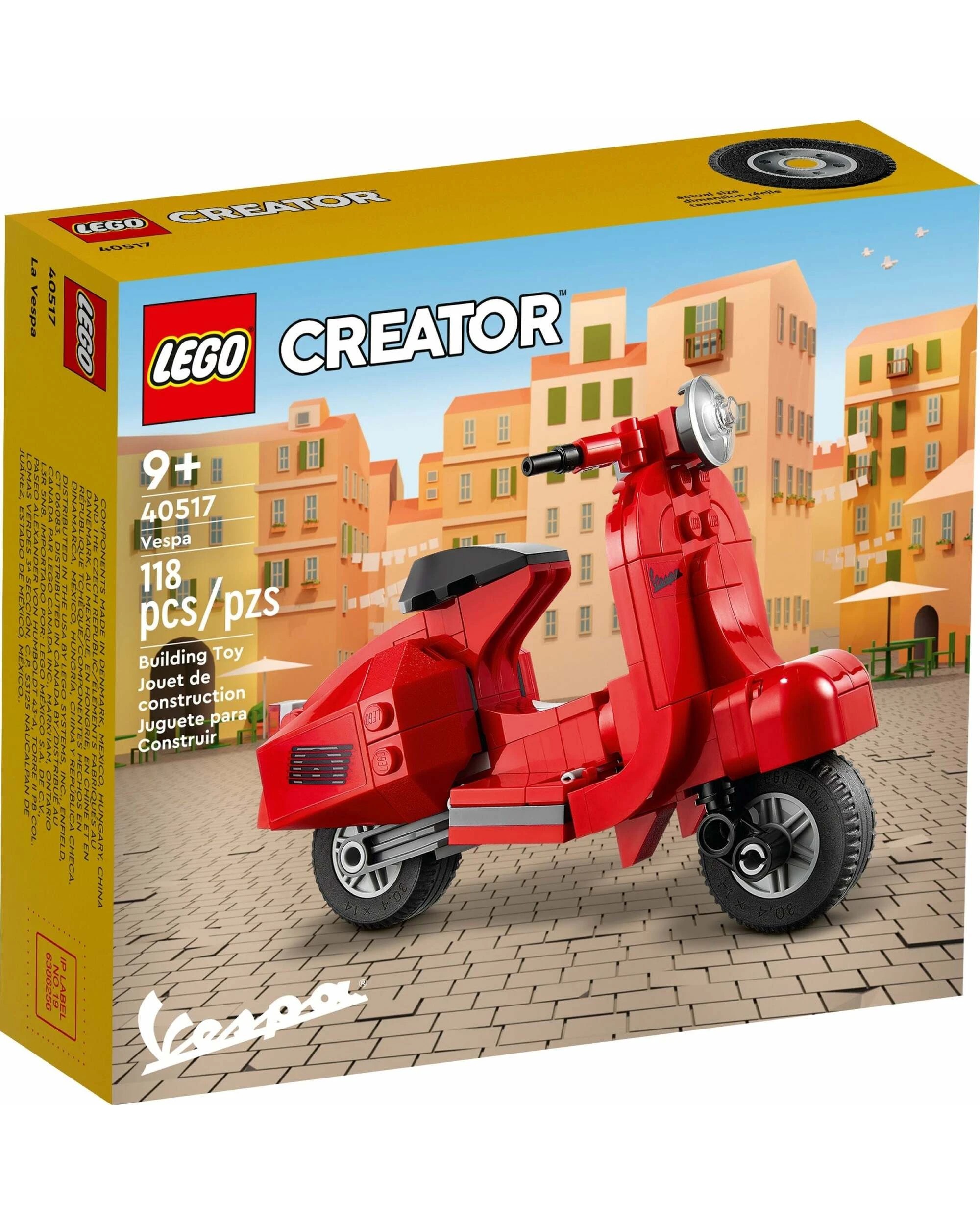 1 LEGO 40517 Vespa Motorcycle Exclusive Small 118pcs, 1 of 4