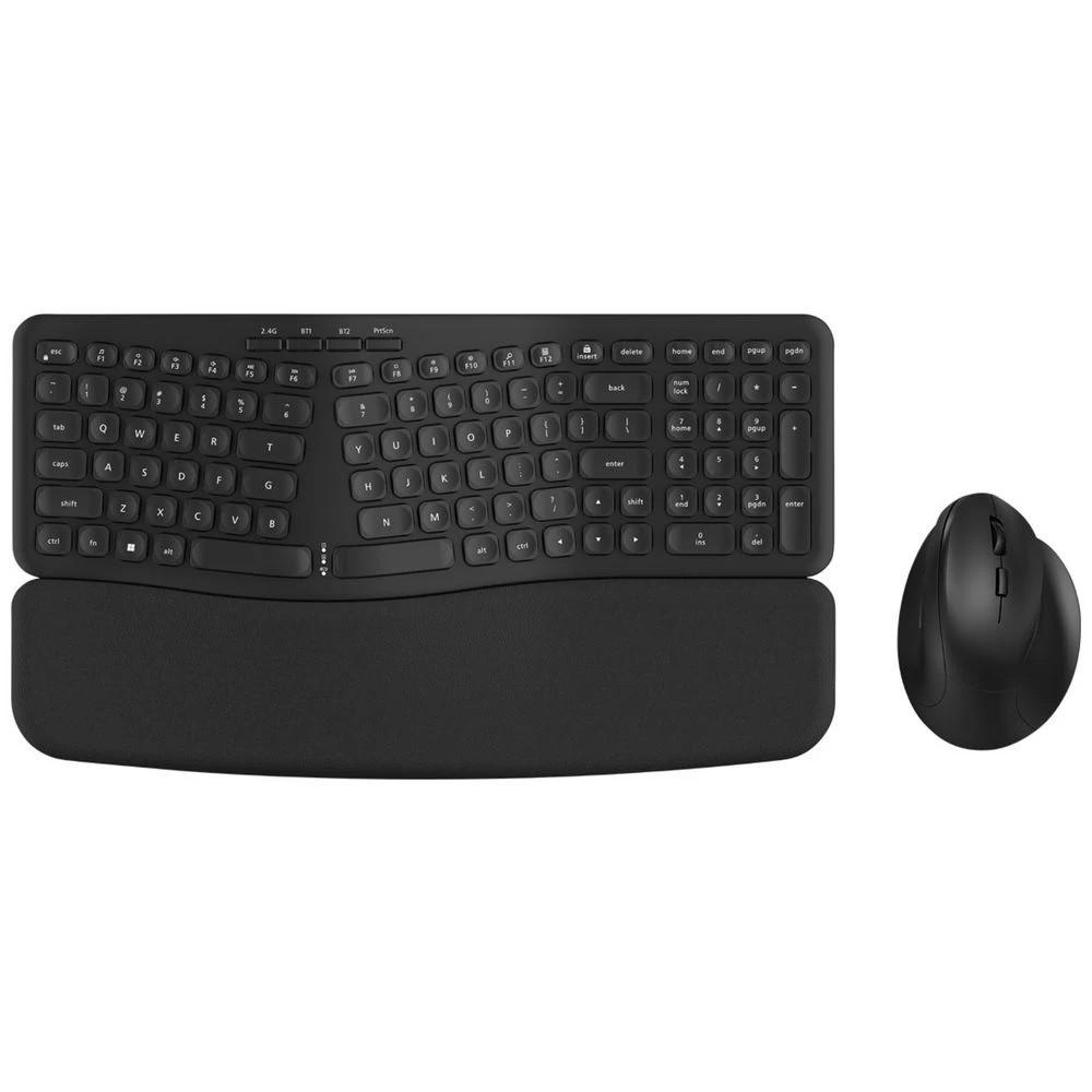 1 Qudo Multi Device Ergonomic Keyboard and Mouse Combo, 1 of 9