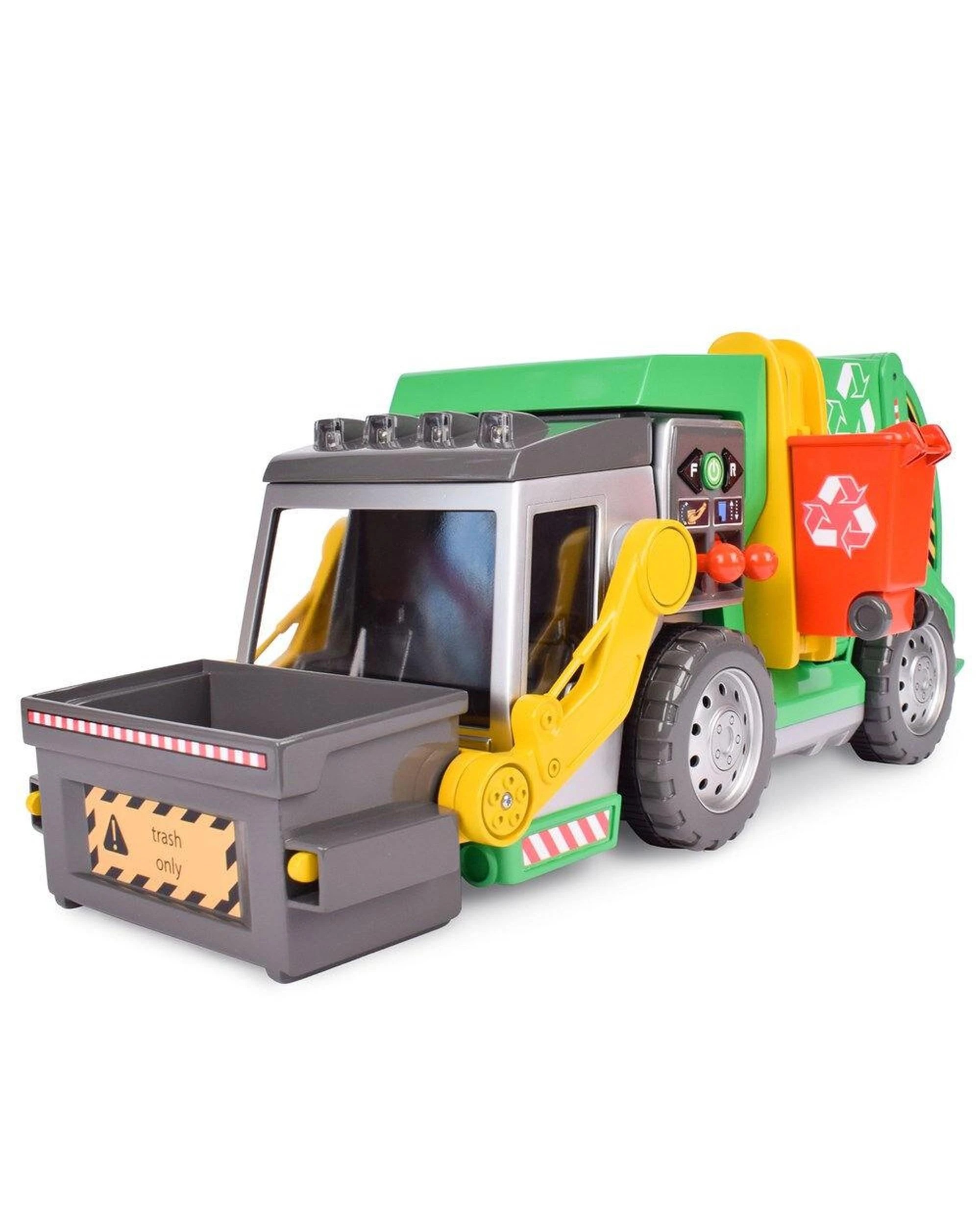 1 MAXX Action Motorised Lights & Sounds 3n1 Recycle Truck W 15 Accessories, 1 of 5