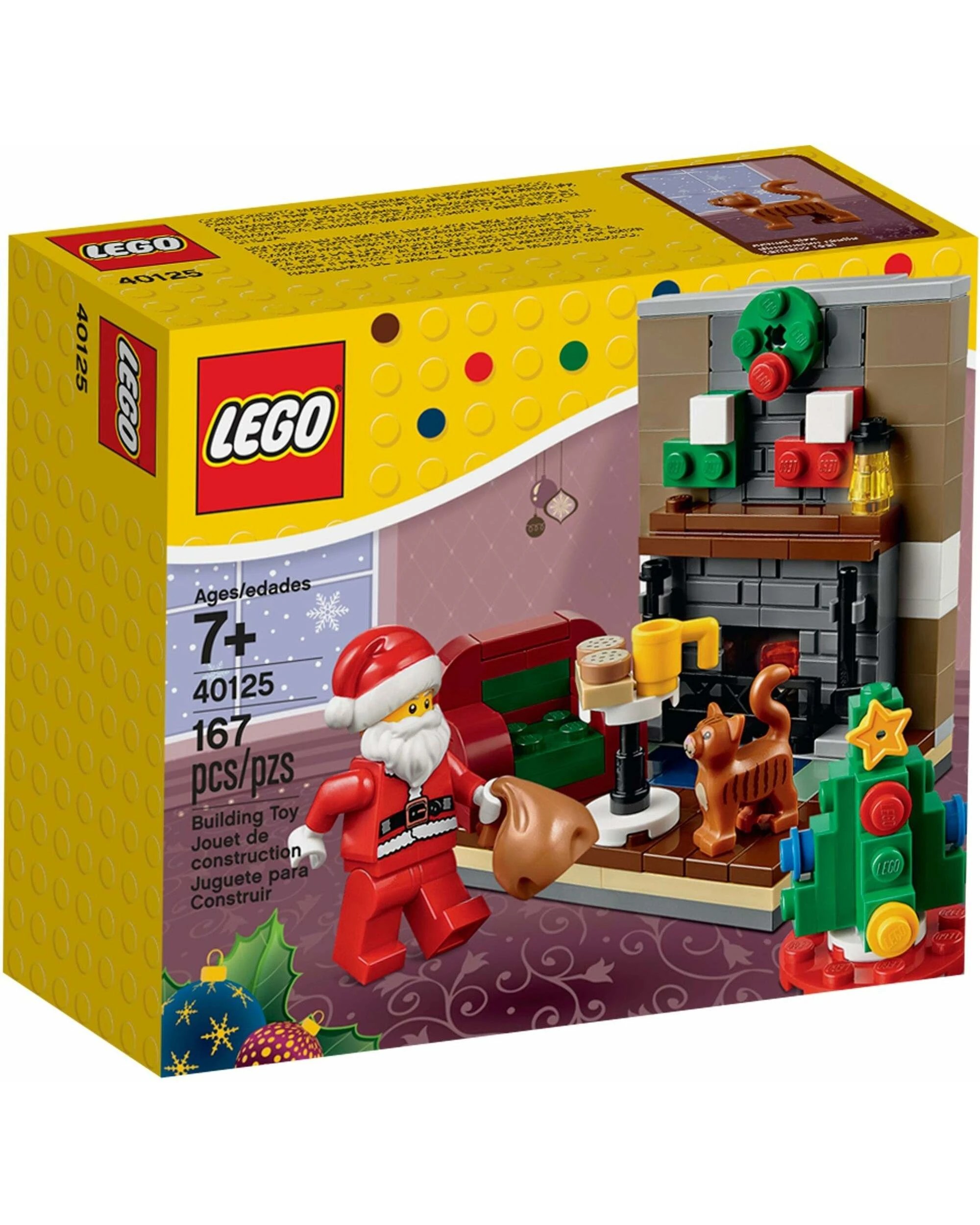 1 LEGO 40125 Santa's Visit Christmas Living Room Set, 1 of 4