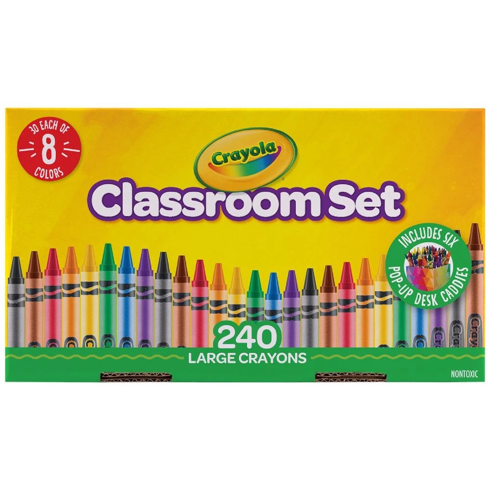 1 Crayola Large Crayon Classroom Pack 240 Pieces, 1 of 4