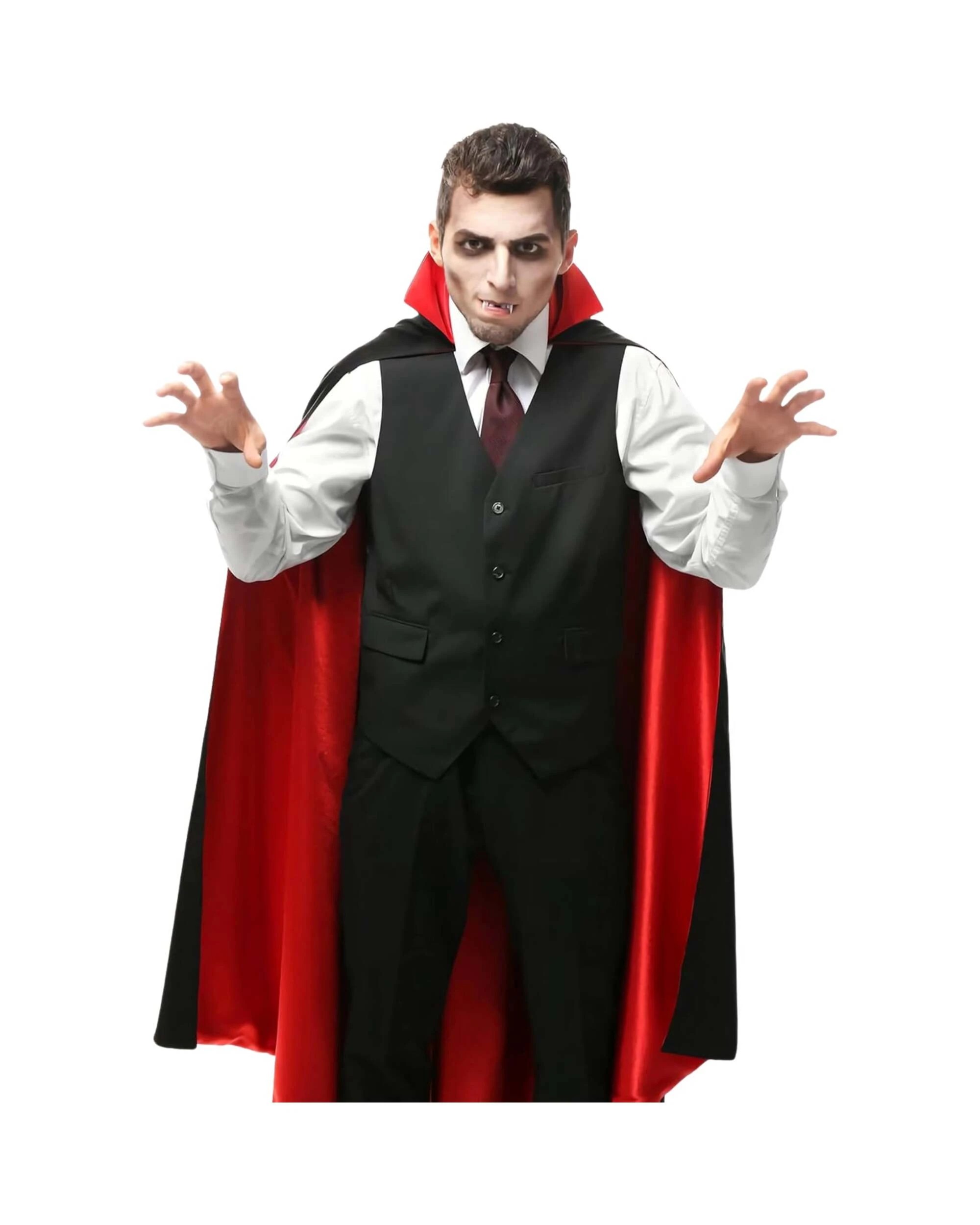 1 Uncle Bills Vampire Cape Adult Costume - One Size - Multi, 1 of 3