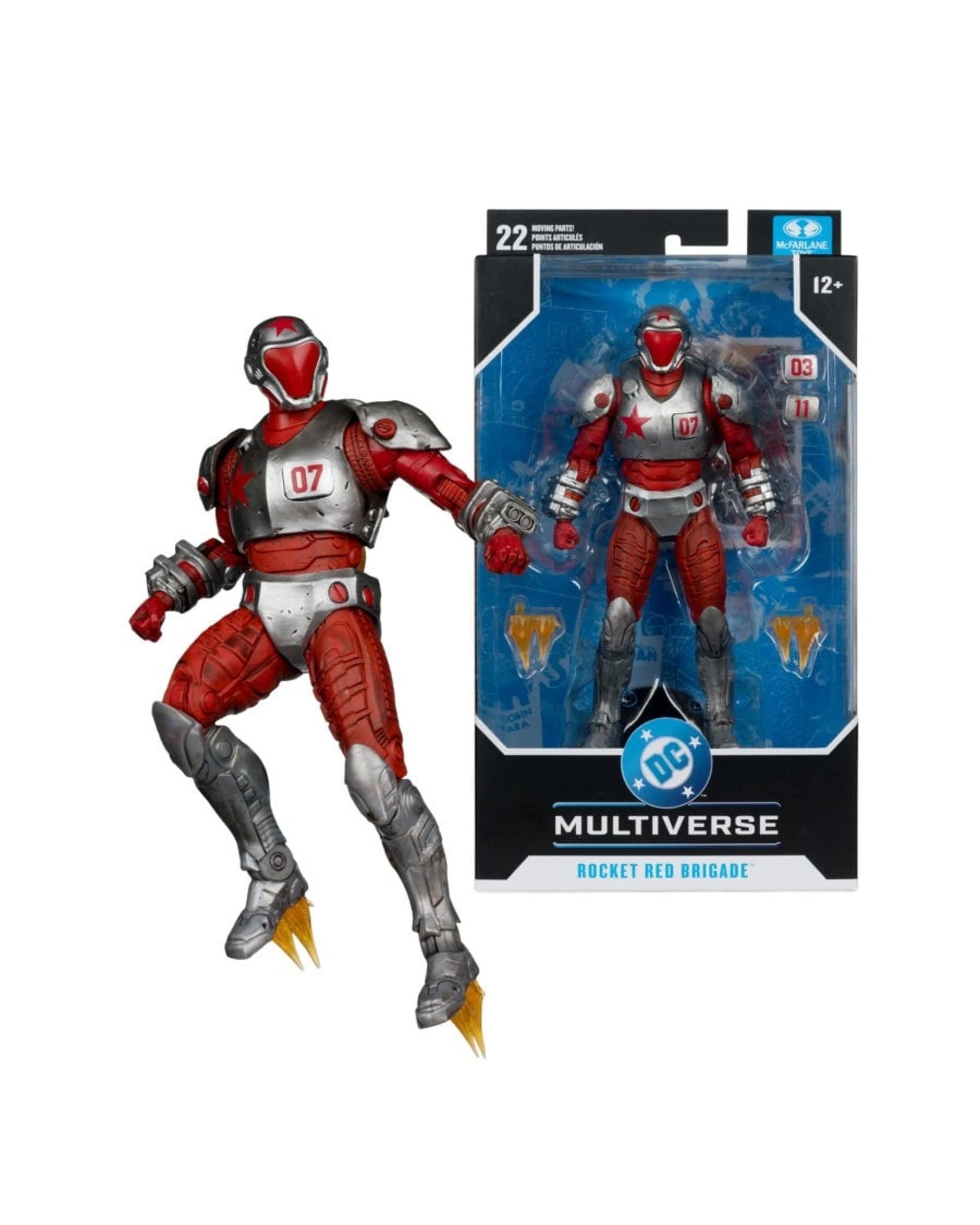 1 DC Multiverse Justice League: Generation Lost Rocket Red Brigade 7 inch Action Figure, 1 of 9