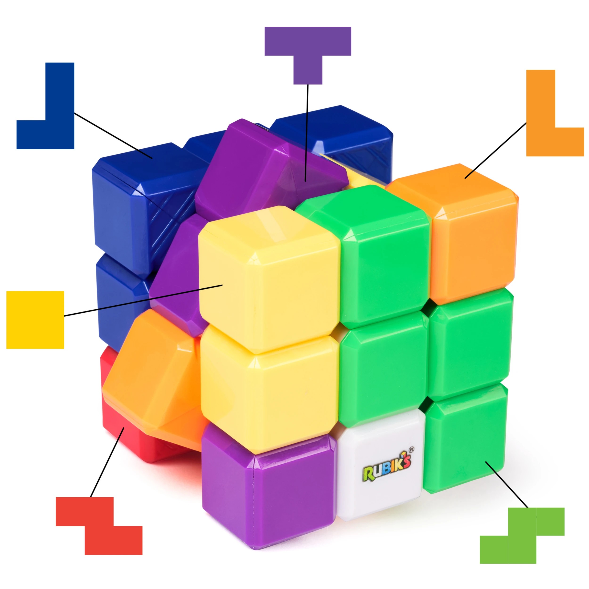1 Rubik's Tetris Cube, 1 of 9