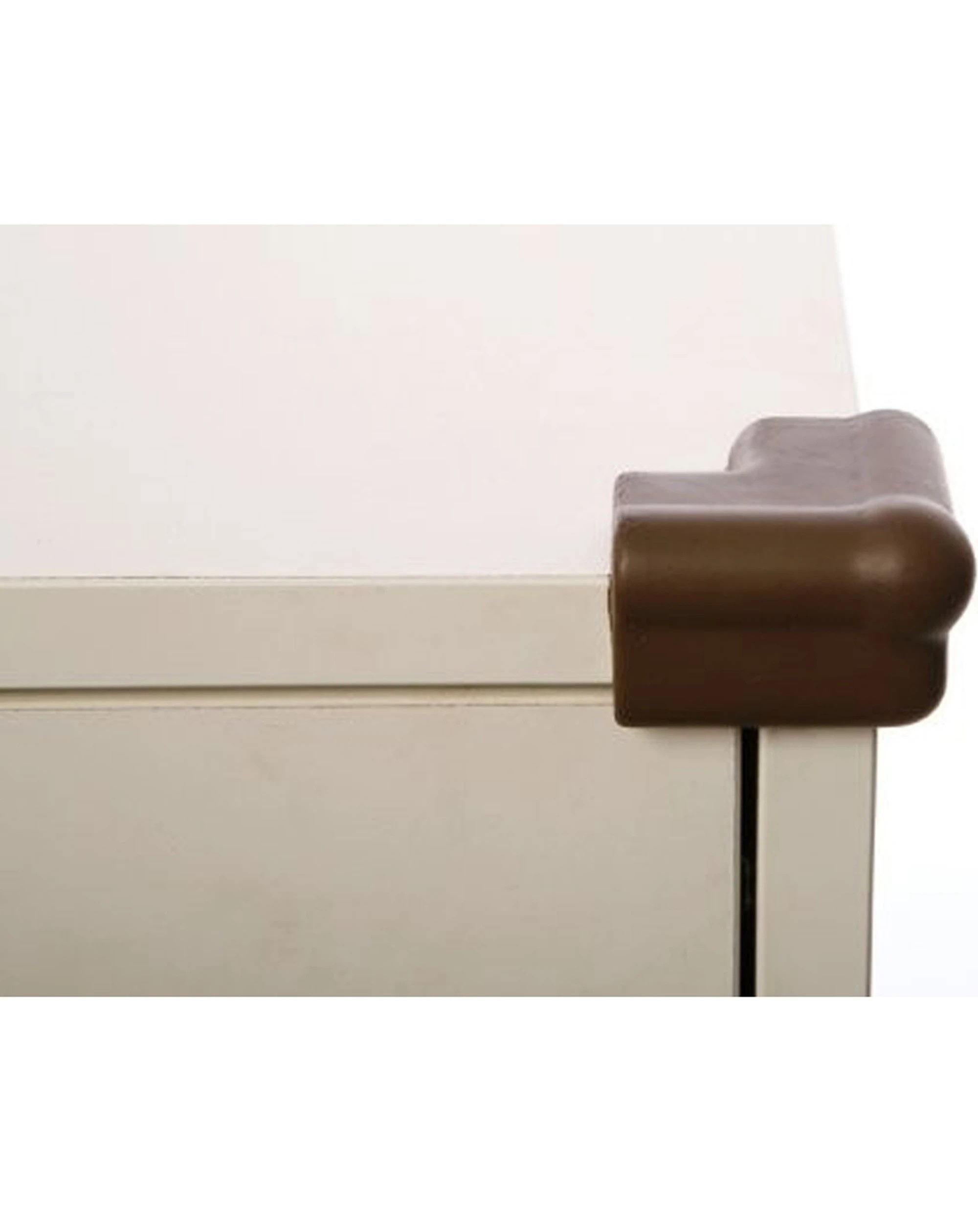 3 Dreambaby 4pc Baby Safety Foam Corner Bumpers Protect Sharp Furniture Edges for Kids - Brown, 3 of 3